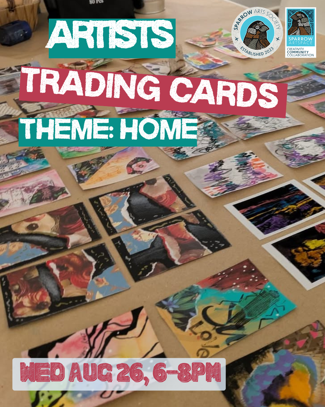 Artists Trading Cards: theme of HOME