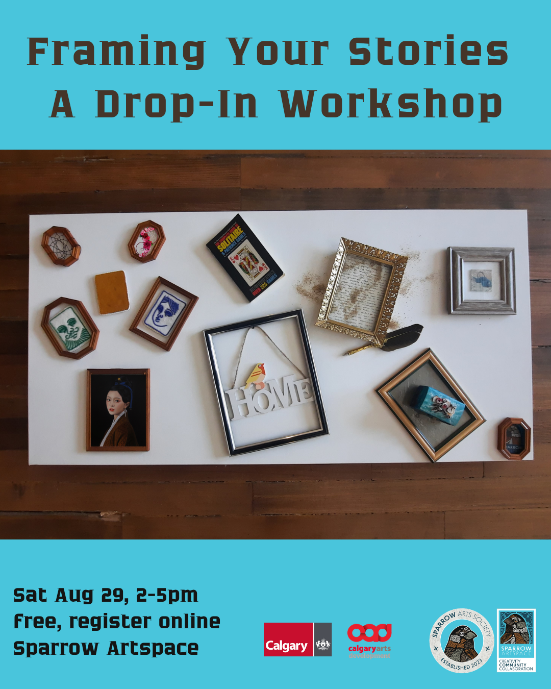 Framing Your Stories - A Drop-In Workshop
