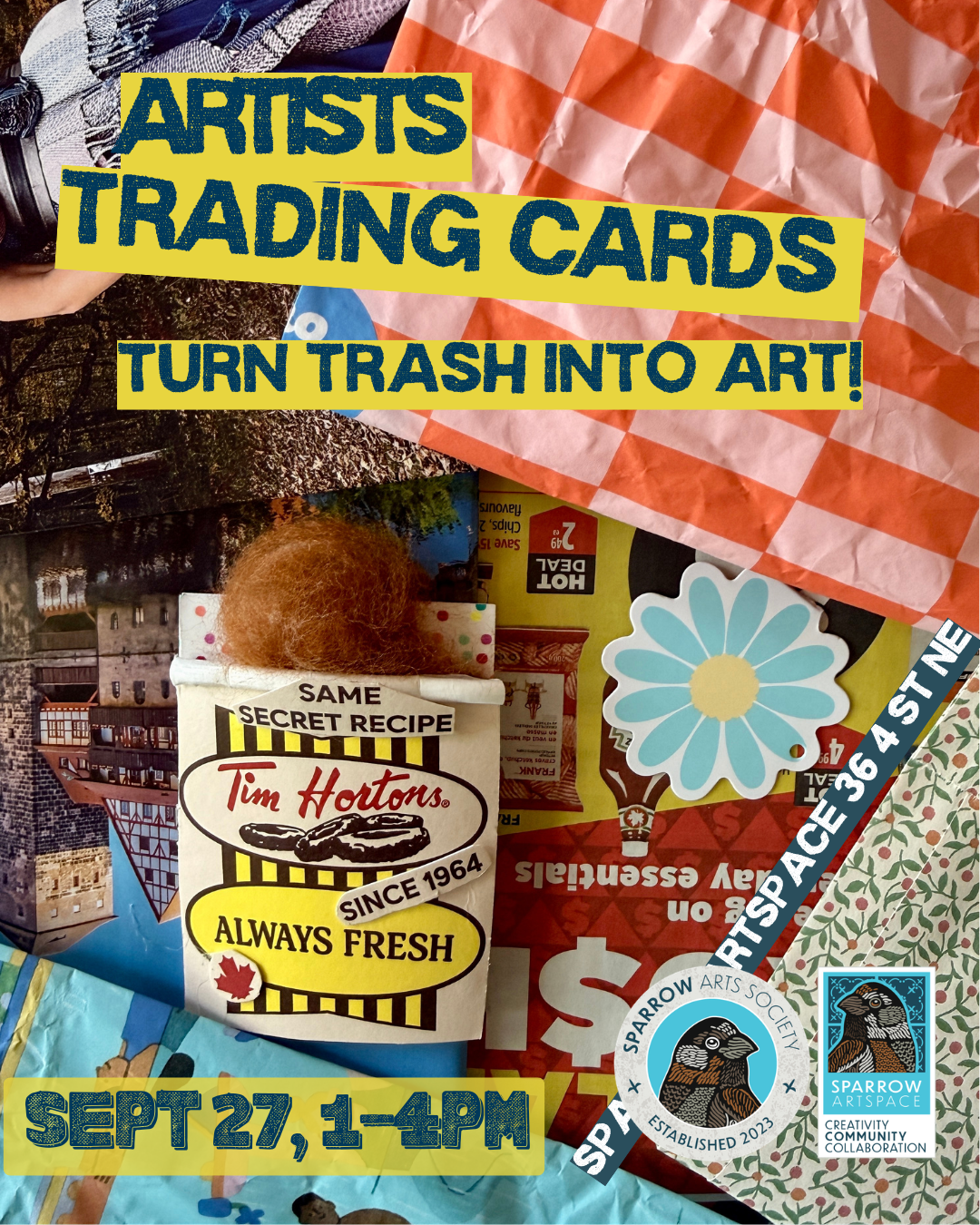 Artists Trading Cards: Trash!