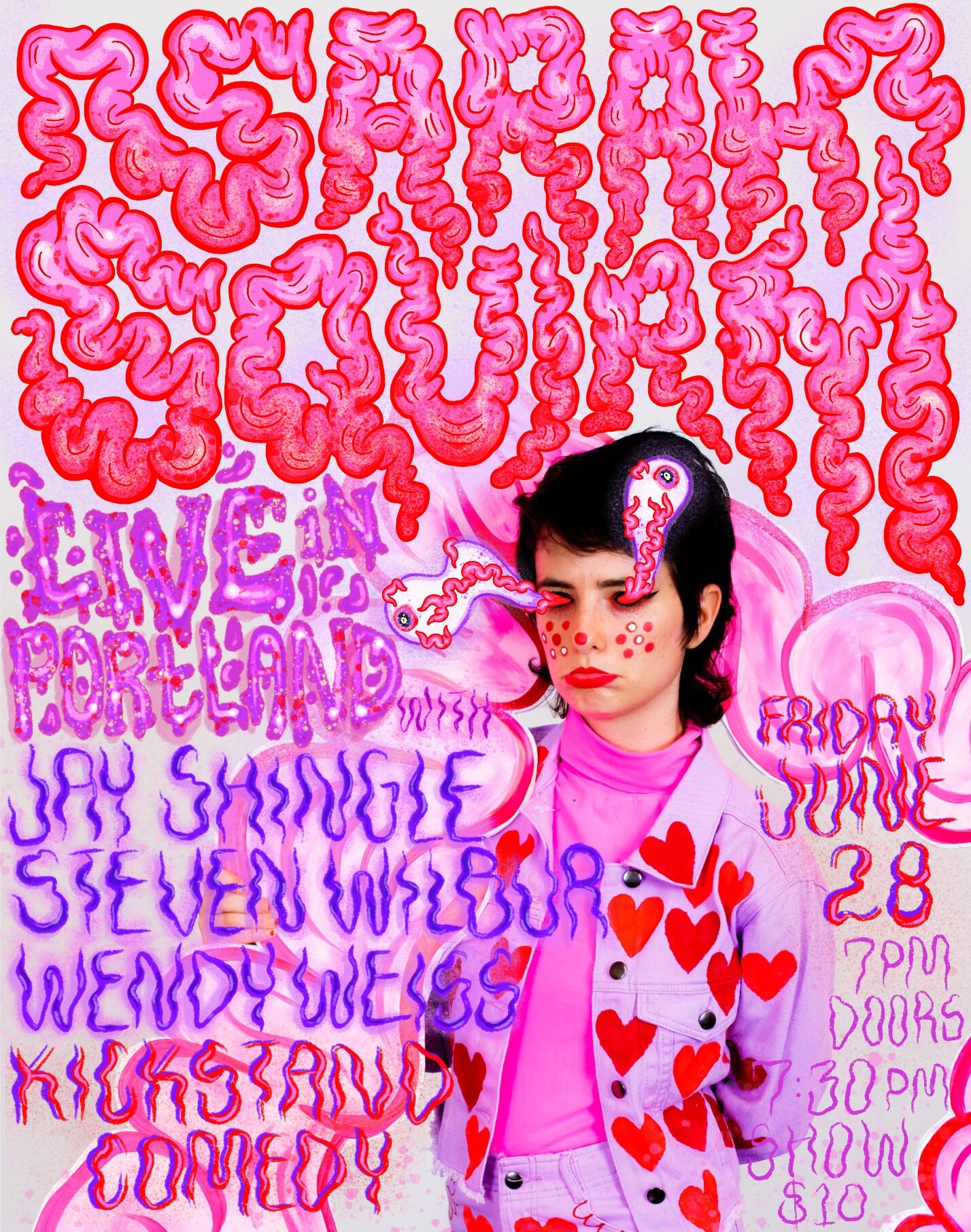 Sarah Squirm Live in Portland!