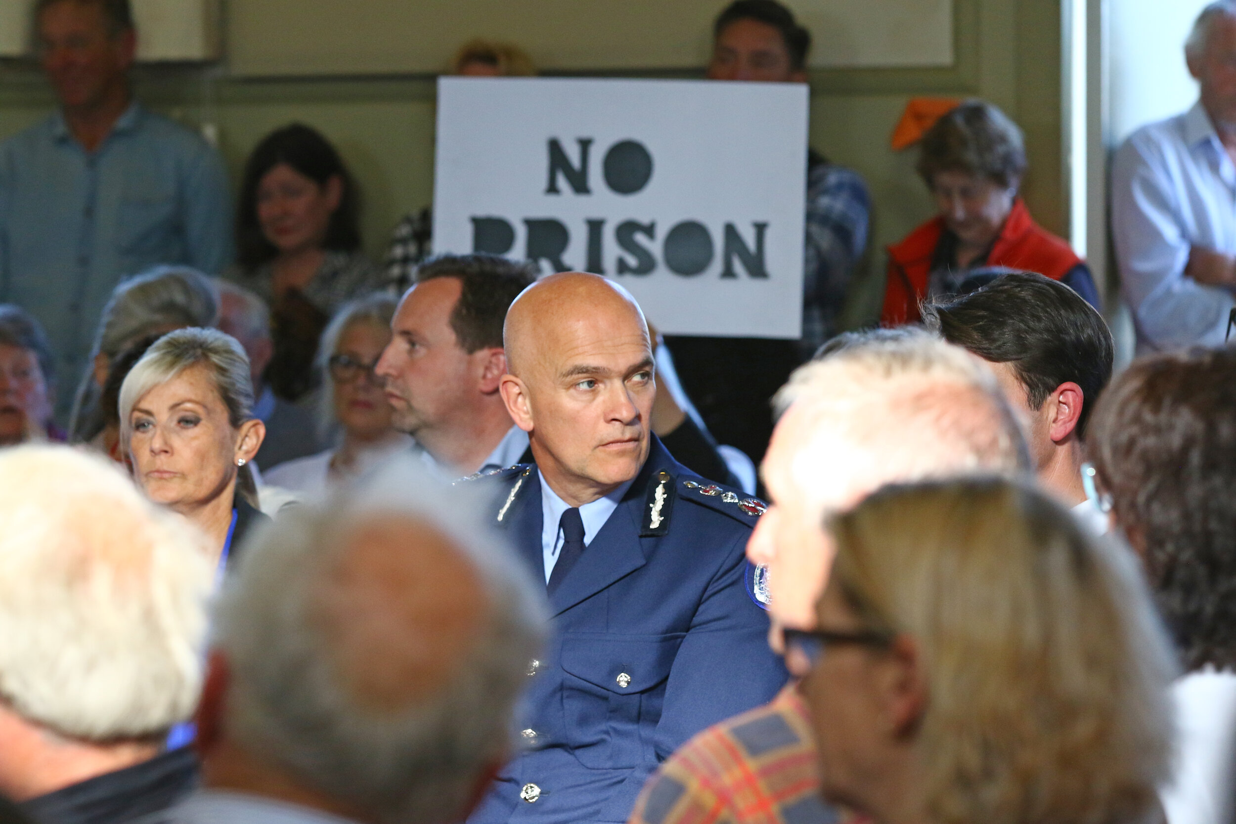 Opinion Prison public meeting results in stalemate