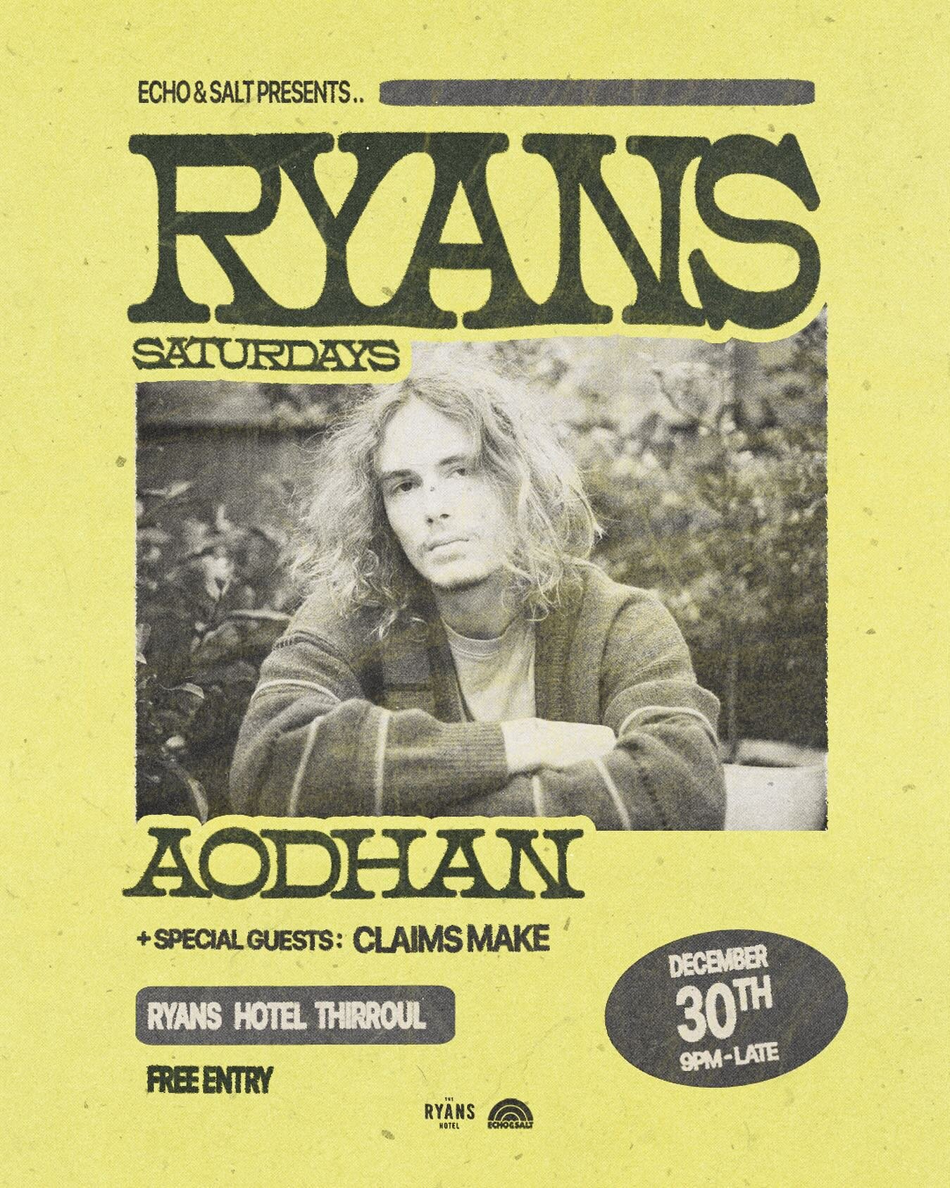 Playing a free entry show at Ryans in Thirroul this Saturday! You should come along!