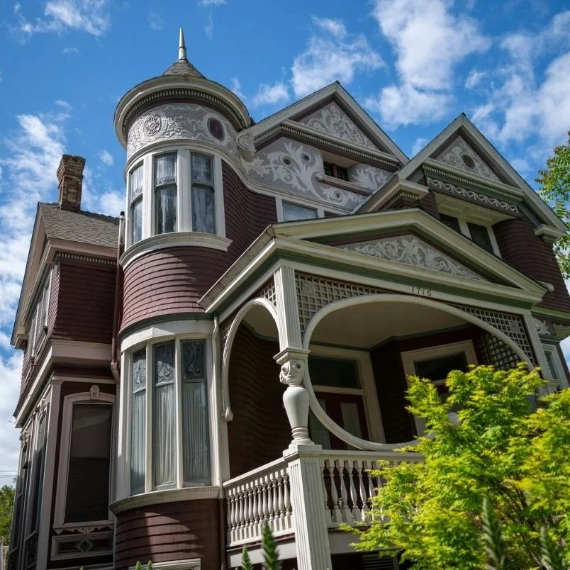 Brown Victorian house in Scarmento California guests tenants
