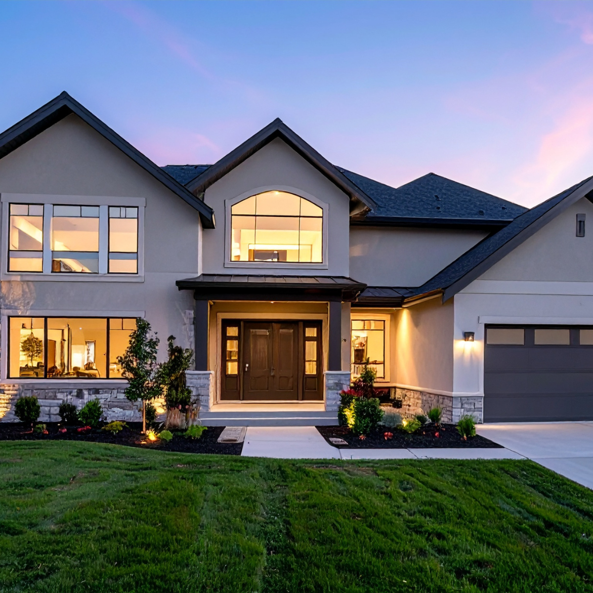 Sacramento Duplex big windows garage
