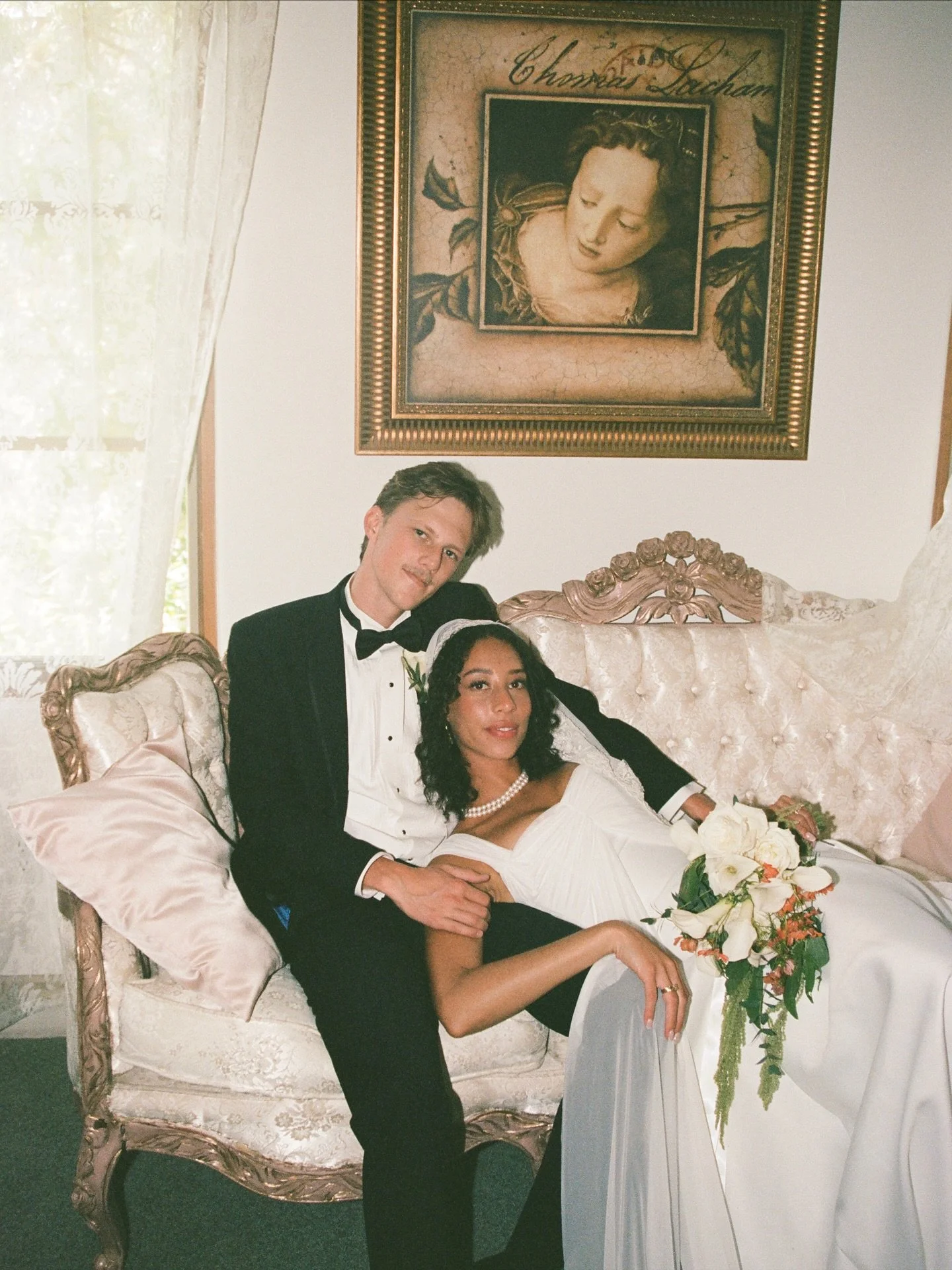 Moments on film 🕊️✨ 

#frankiejanebride wearing Ida by @houseofrenhue with custom draping 

#realbride #weddinginspo #weddingdressinspo