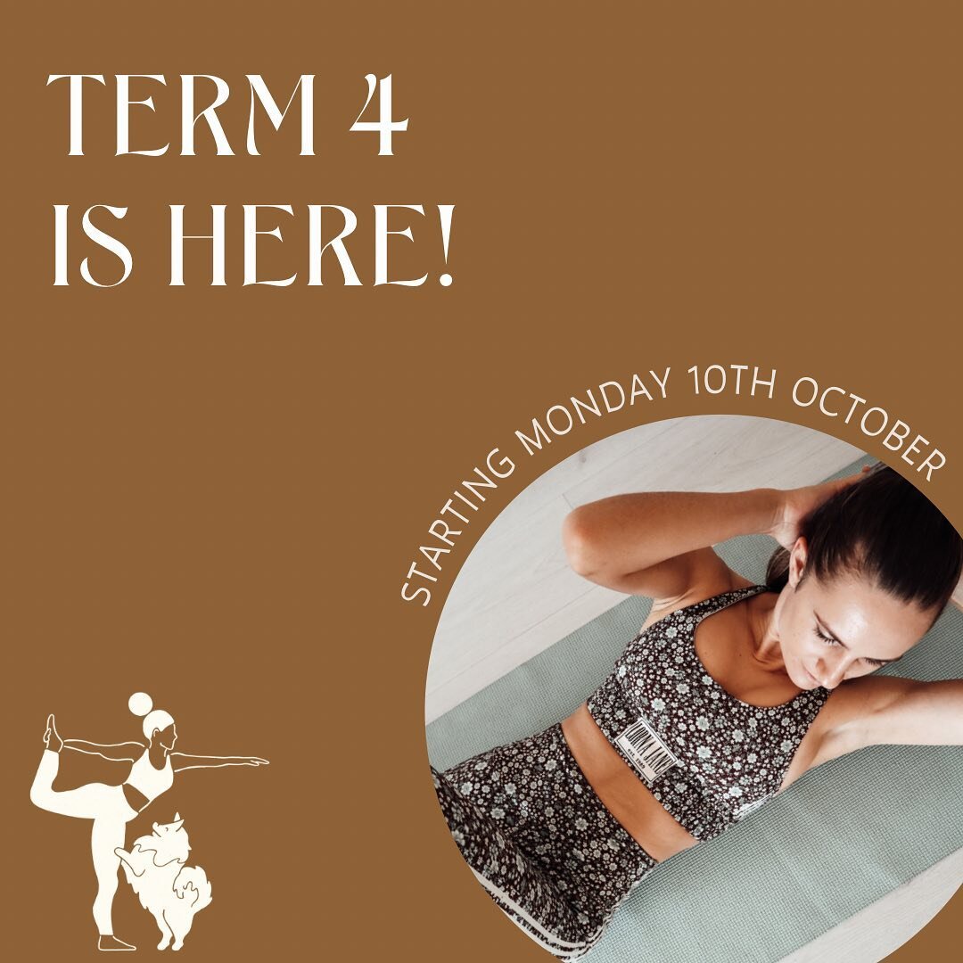 TERM 4 sign ups are now OPEN! 
Starting Monday the 10th of October join us for 11 weeks of health and fitness! Within the 11 weeks we are running a 6 week Tone it Up Challenge. More info coming on this soon 🤩 

Make sure you book your classes via th