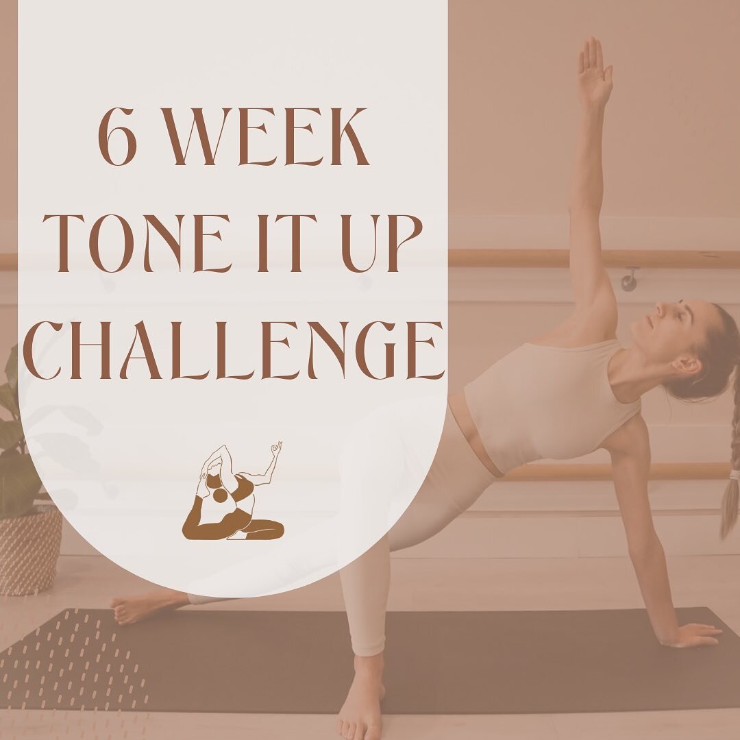 Our 6 week TONE IT UP CHALLENGE is here!
As the end of the year is approaching its important to keep up your weekly workouts and healthy eating habits. It&rsquo;s easy to get carried away in festive season so, this is why we thought a fun challenge t