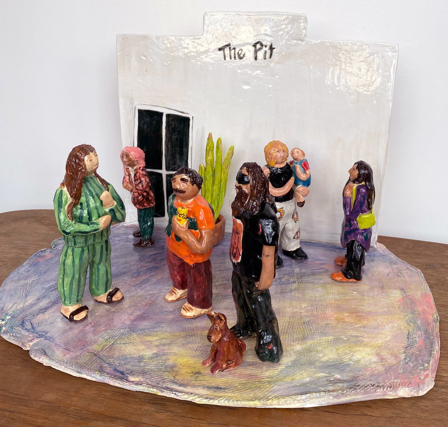 Opening At The Pit Gallery, Ceramic-Scape