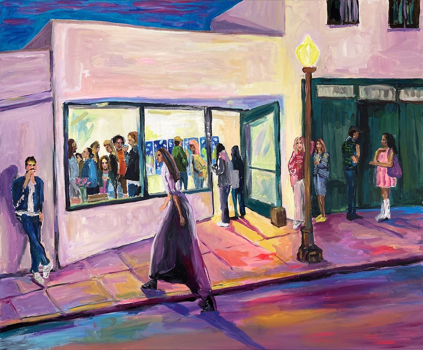 Opening Night At Nino Mier Gallery