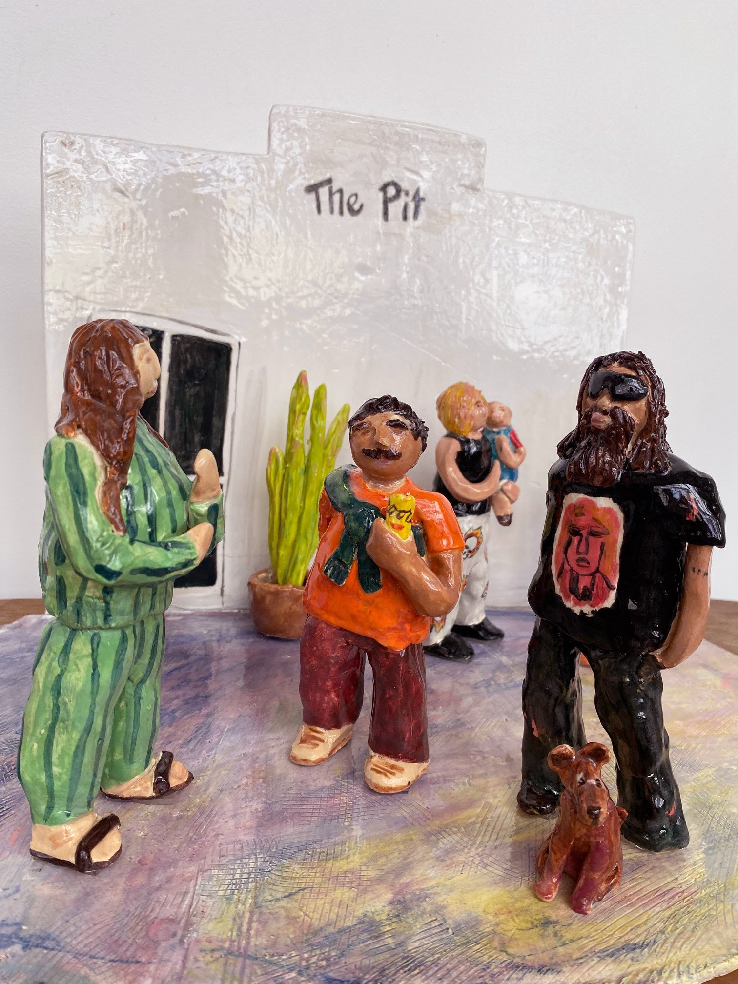 Opening At The Pit Gallery, Ceramic-Scape detail