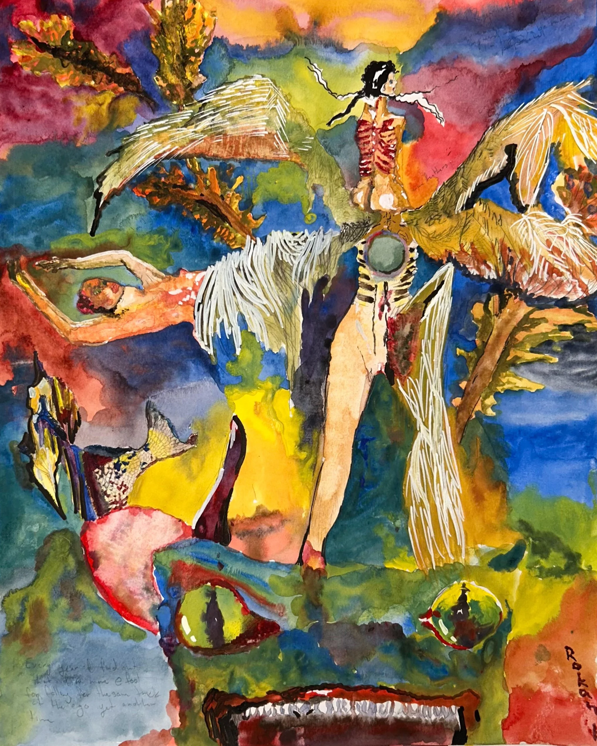 amalgam (1/2023)
Watercolor in sketchbook