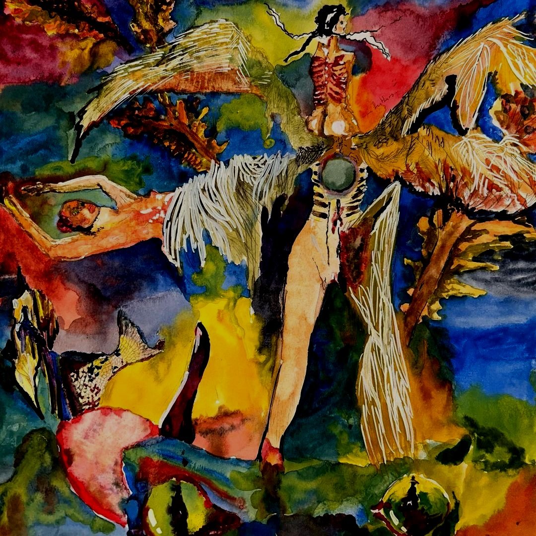 amalgam (1/2023) by Rokan Kadro (Watercolor)