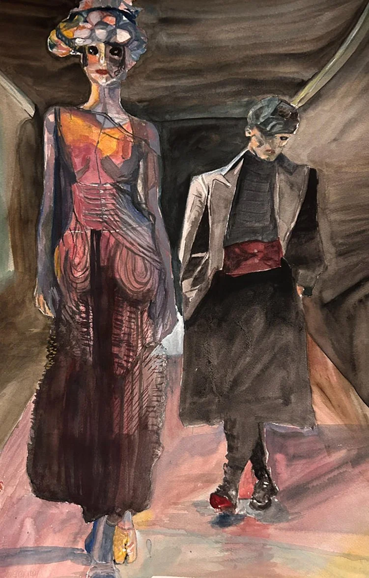 Maison Margiela SS24 Couture (2/2024)
Watercolor on paper