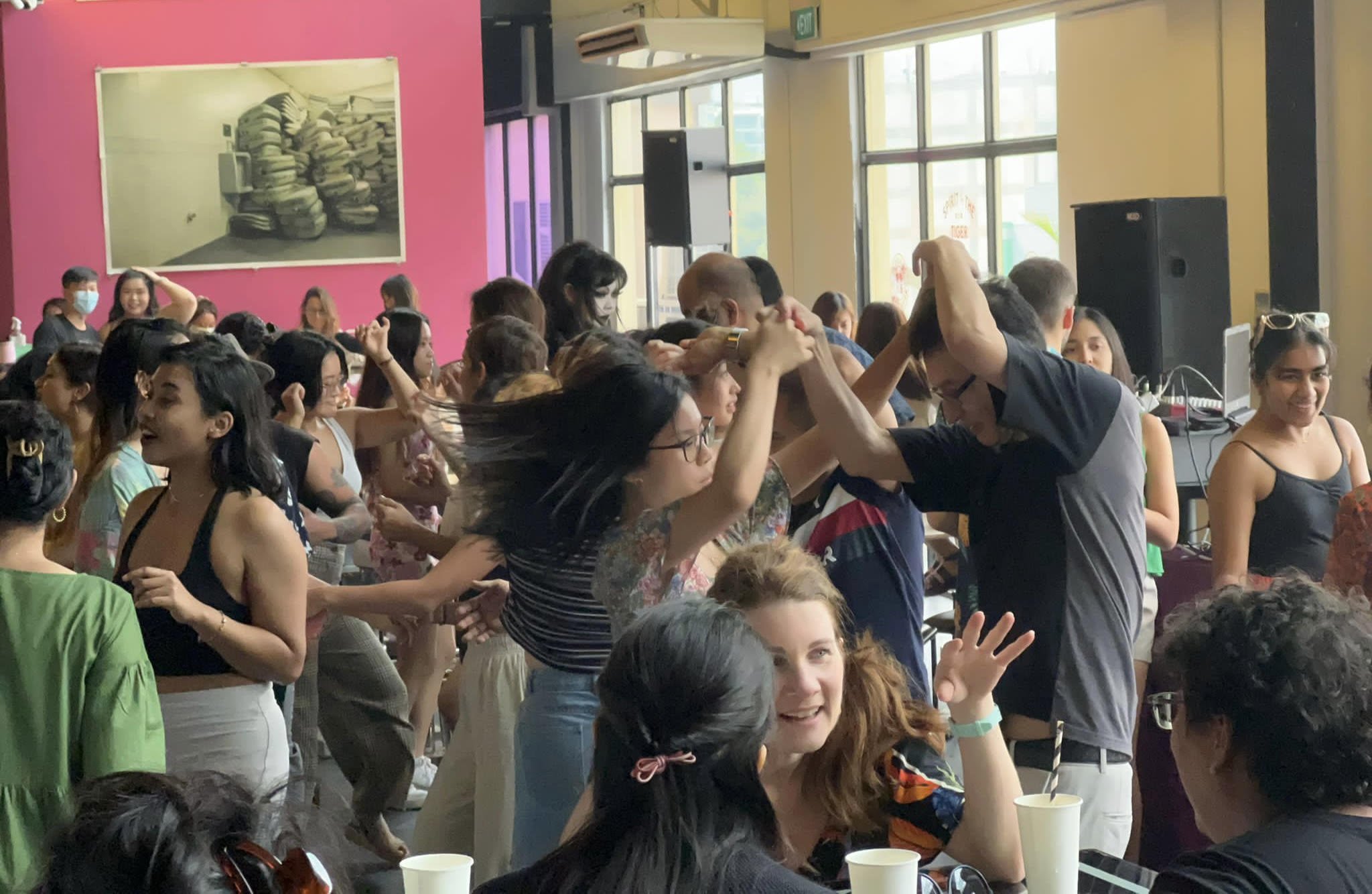'Salsa Y Comida' daytime Latin dance party at Projector X: Riverside (2022)