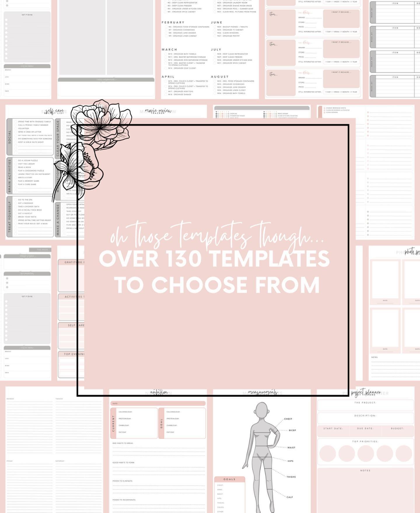 The Lifestyle Planner is designed to be flexible - allowing you to customize the planner to fit your needs with over 130 templates that come with the planner!⁠
⁠
⁠
#digitalplanning #digitalplannerspreads #plannerinspiration #paperlessplanning #digita