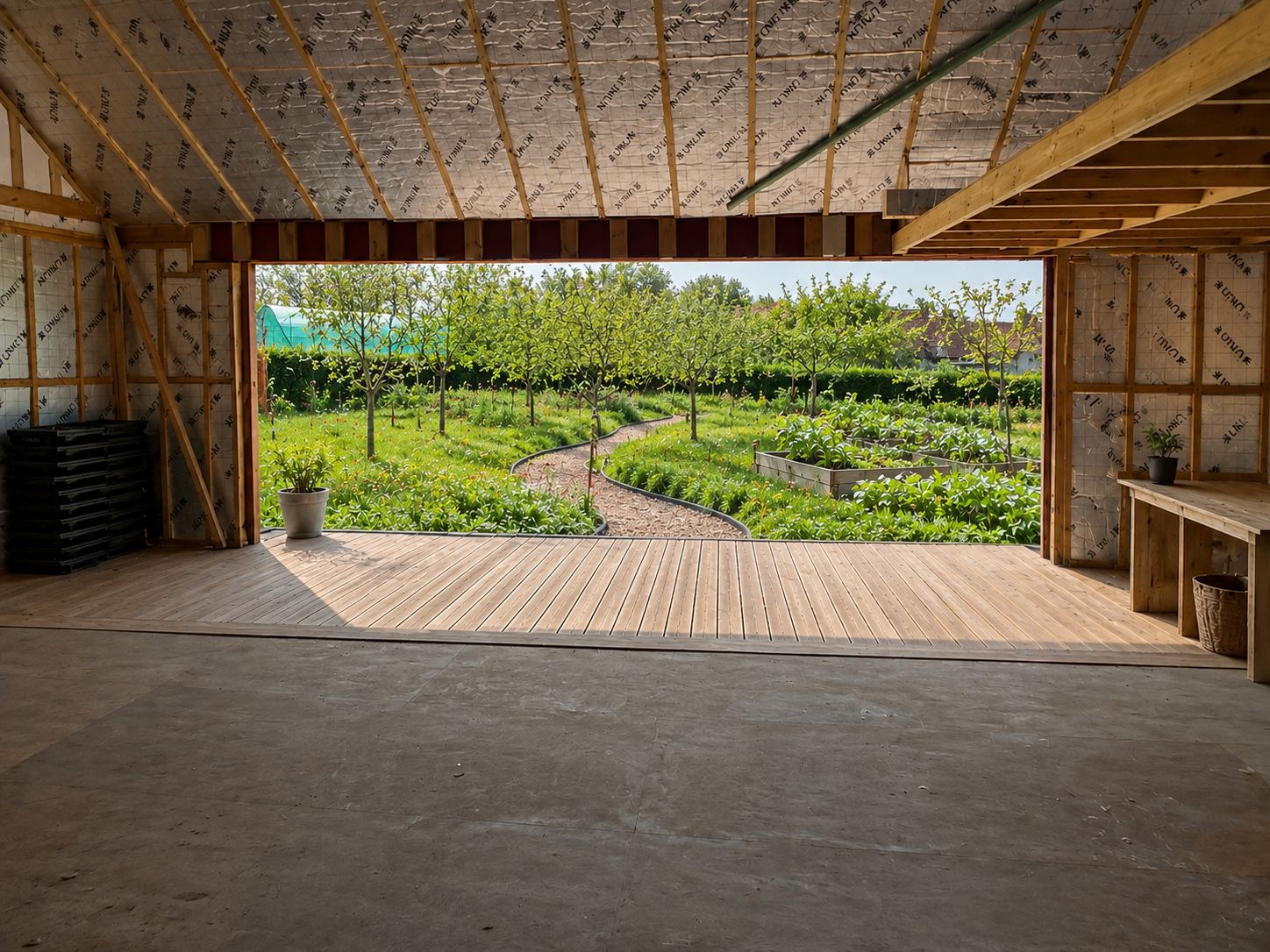 Large Covered Deck
Extend your conversations into the garden.