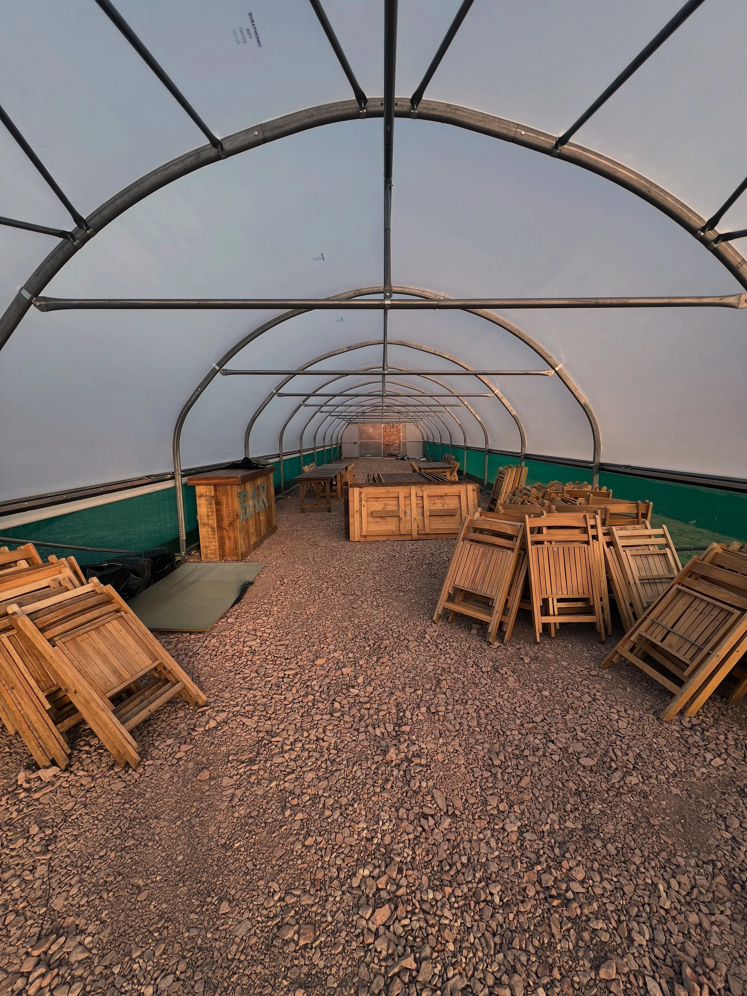 Our first visitors tomorrow