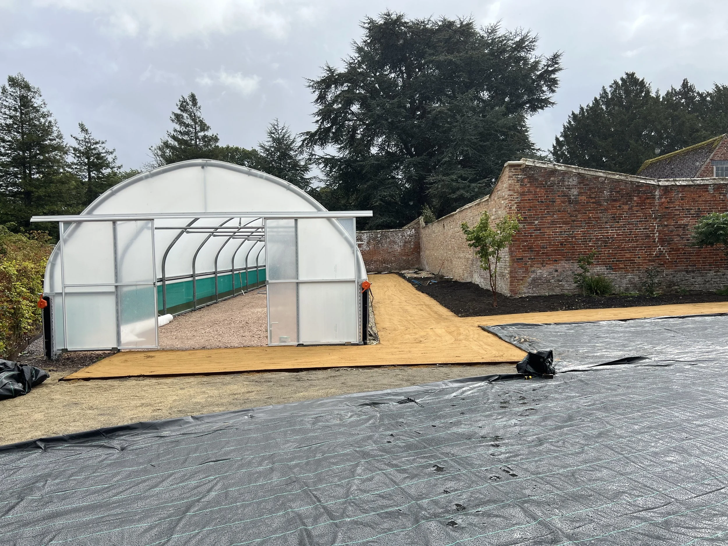 Sept 10 almost half the paths are finished