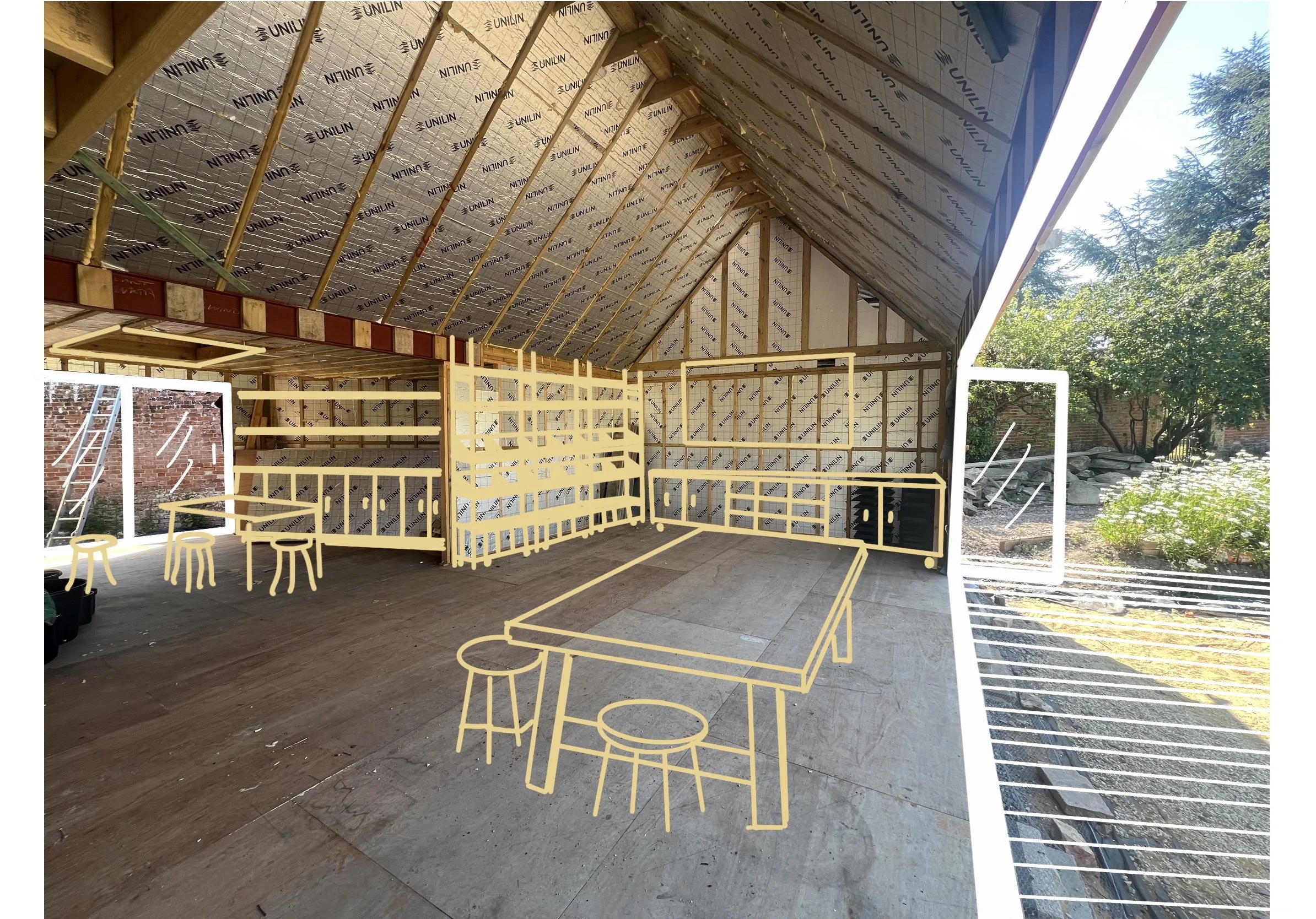 Flexible Space and Furniture
The entire space moves with your ideas.