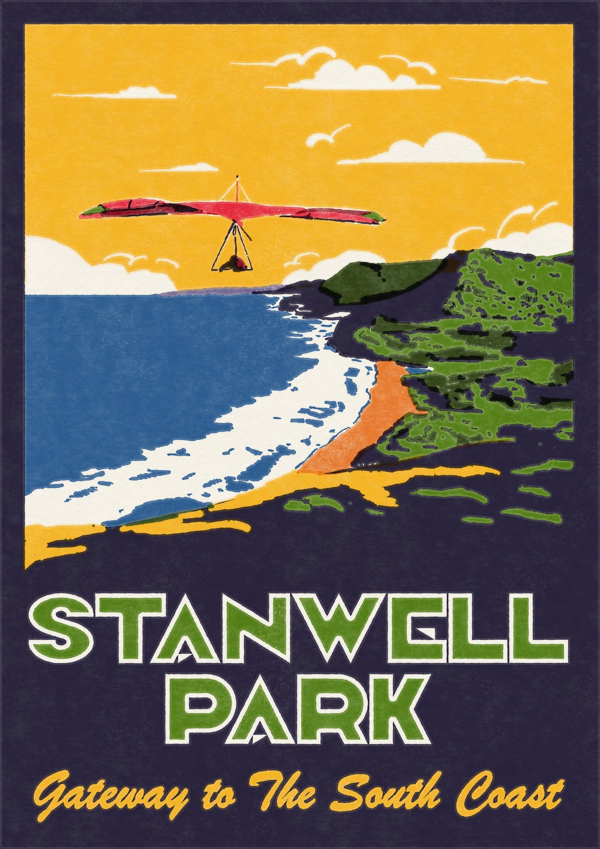 Stanwell Park poster, 2023
