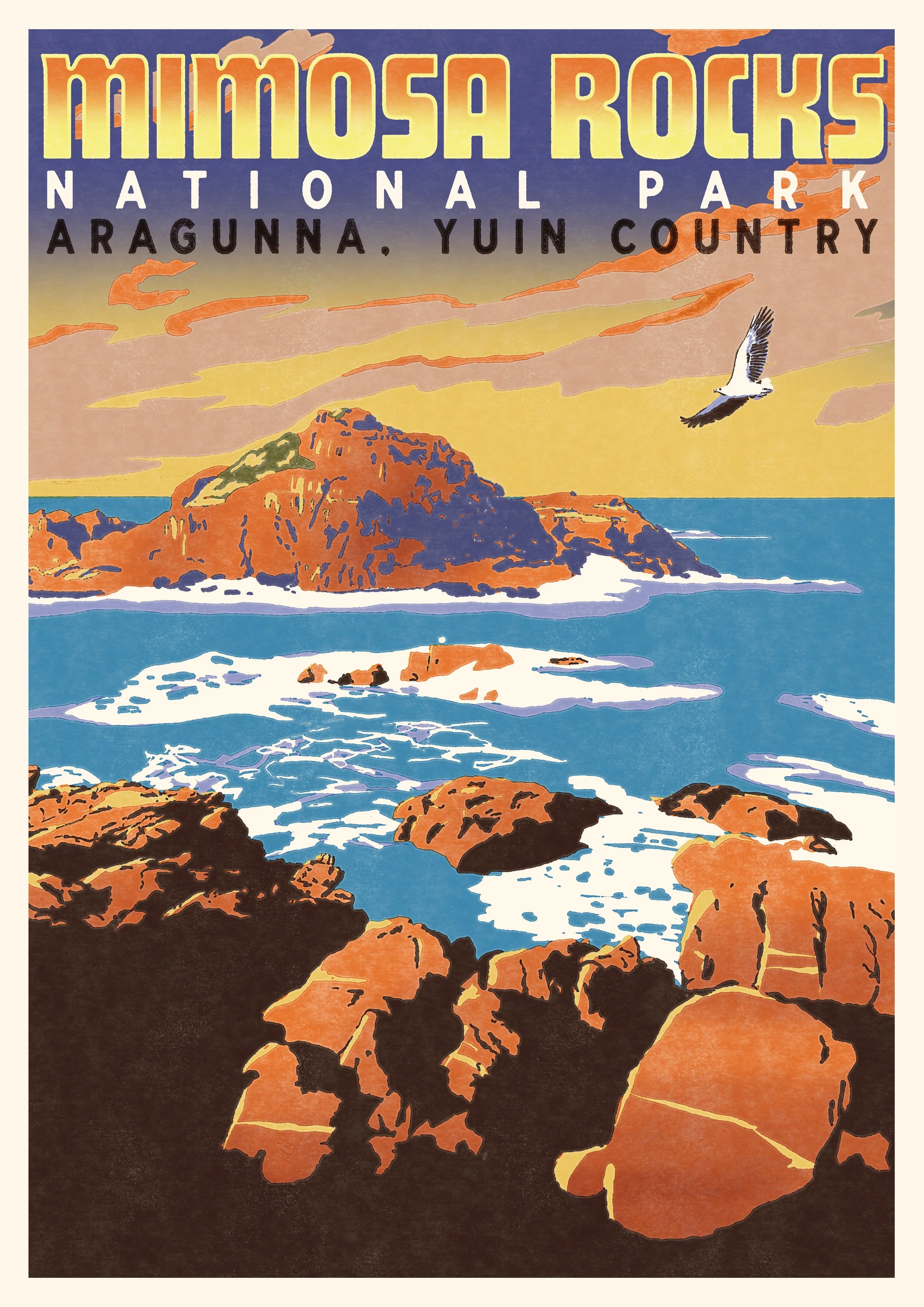 Mimosa Rocks poster, 2024