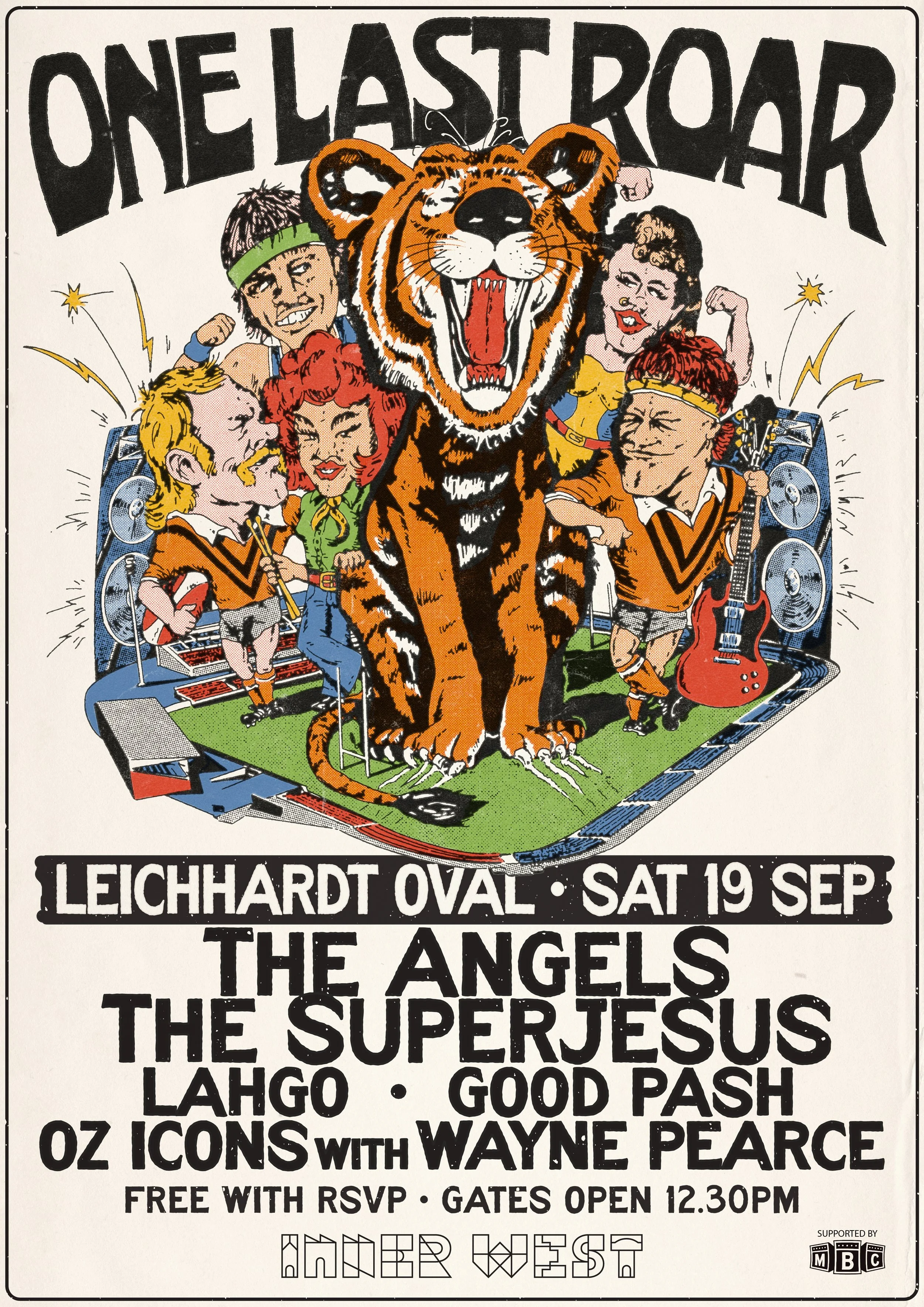 Inner West Council 'One Last Roar' poster, 2026