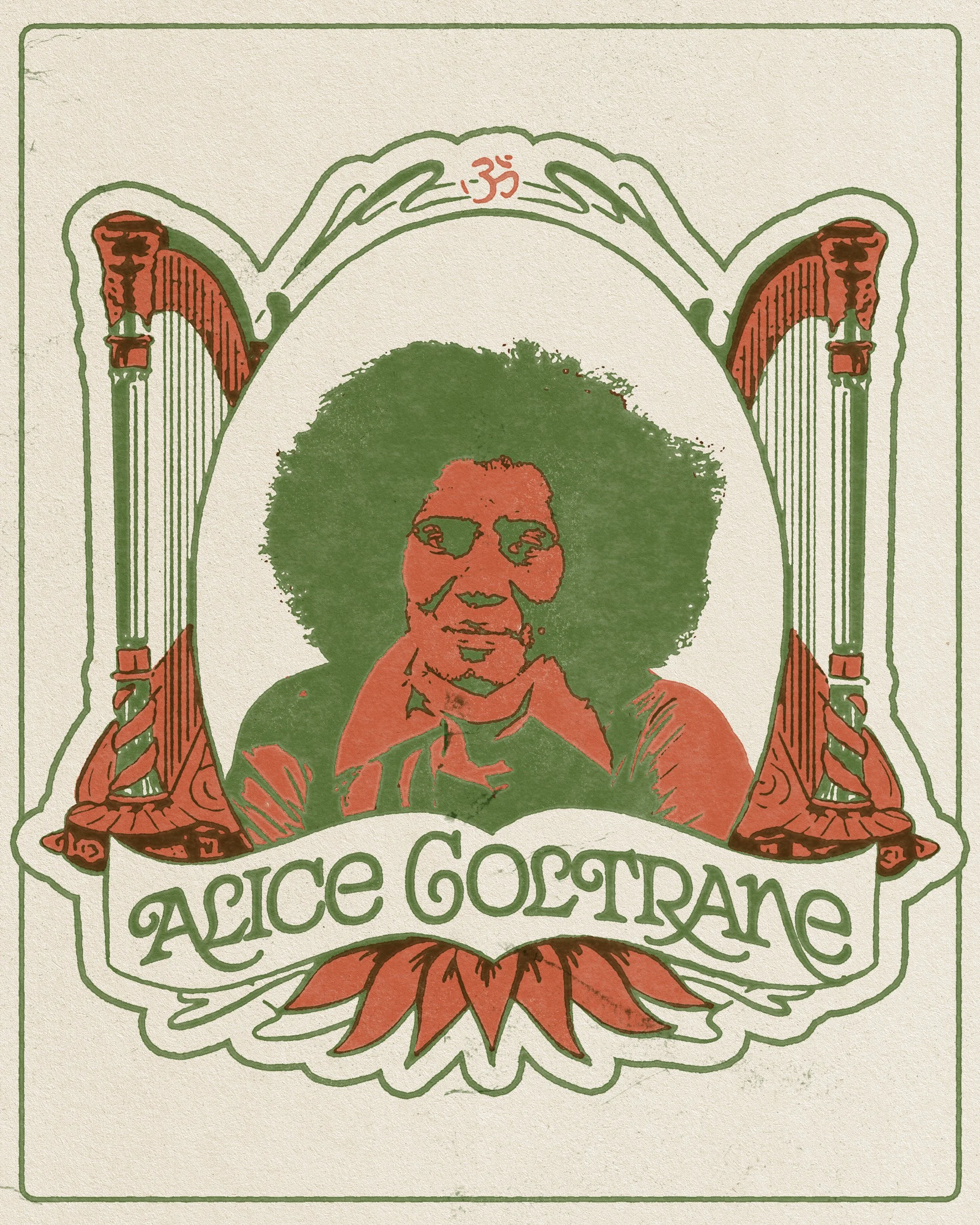 Alice Coltrane poster, 2026