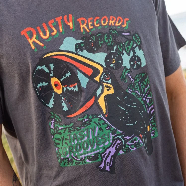 Rusty Records merch, 2024