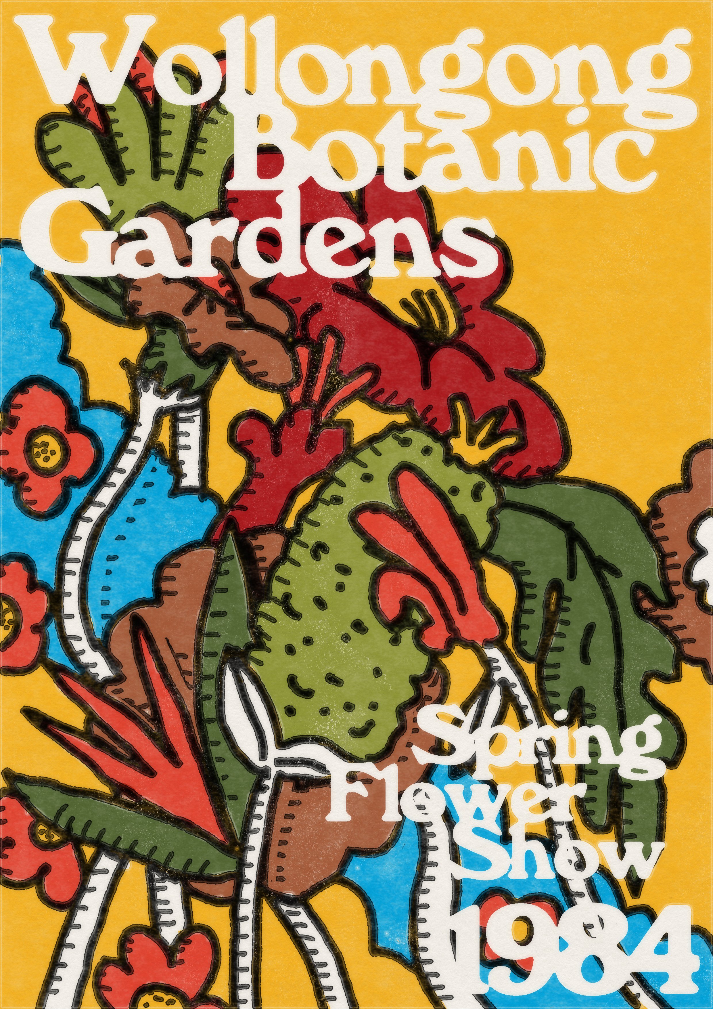Wollongong Botanic Gardens poster, 2022