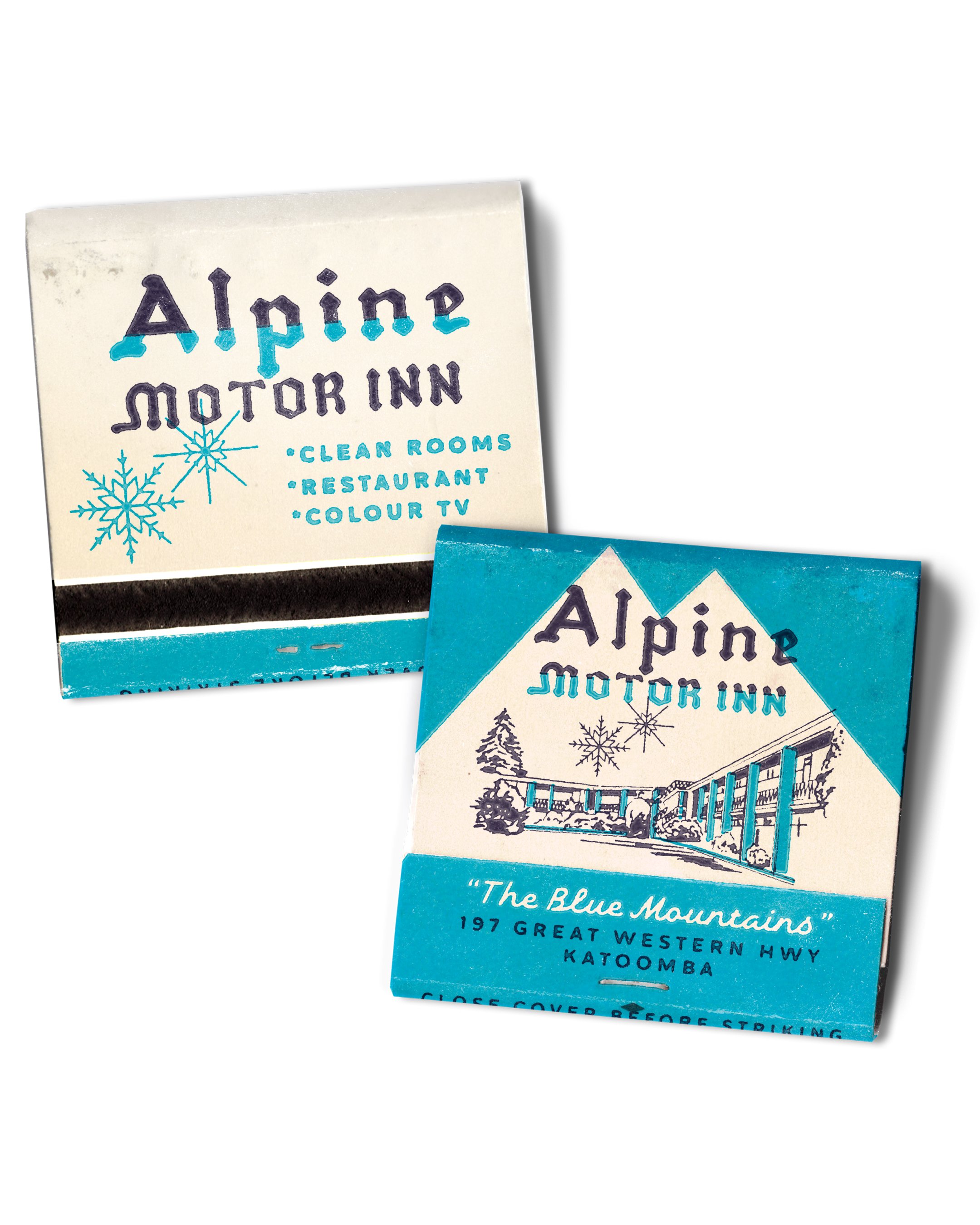 Alpine Motor Inn matchbook, 2026