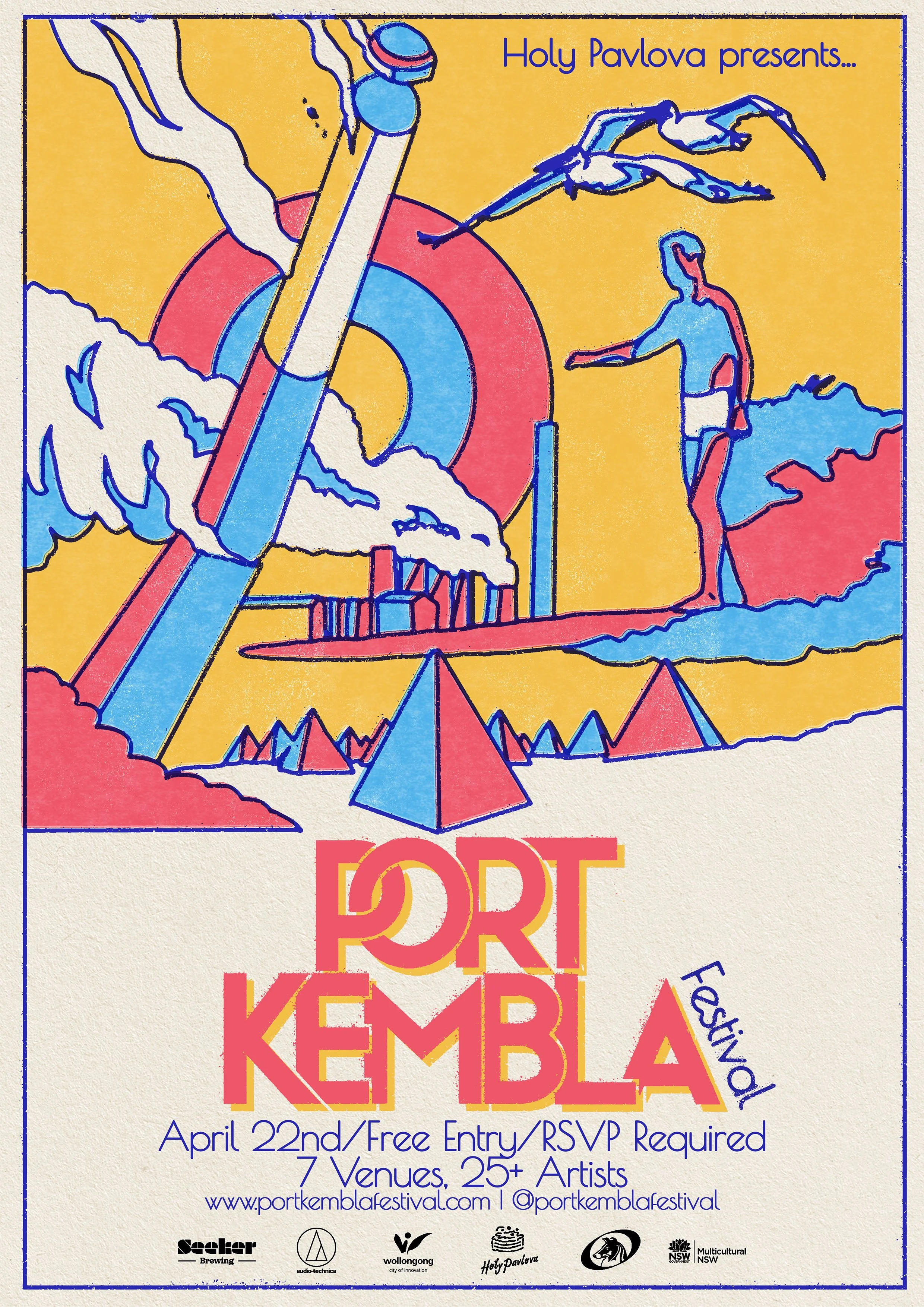 Port Kembla Festival poster, 2023