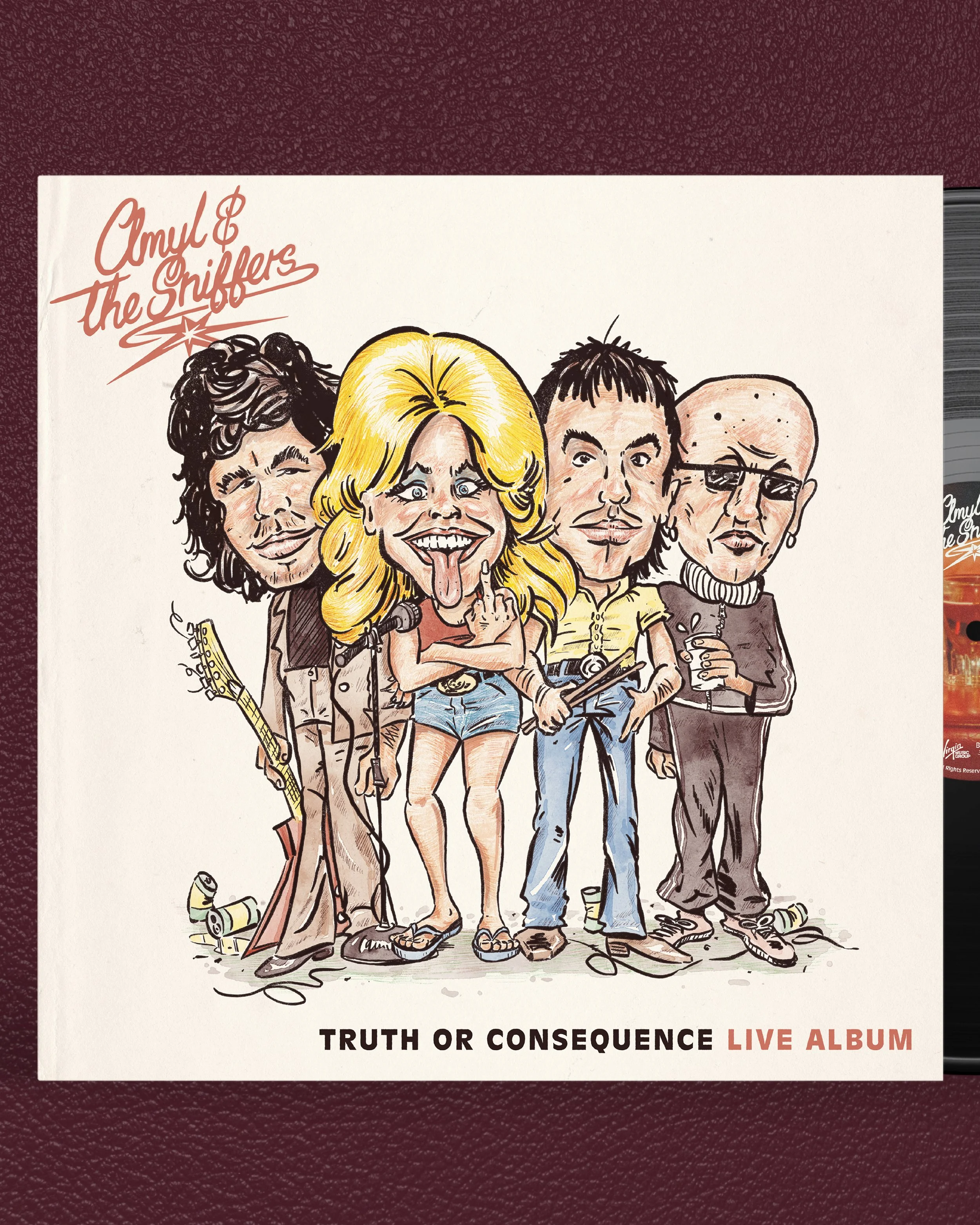 Amyl & The Sniffers 'Truth Or Consequence' Album Cover, 2026