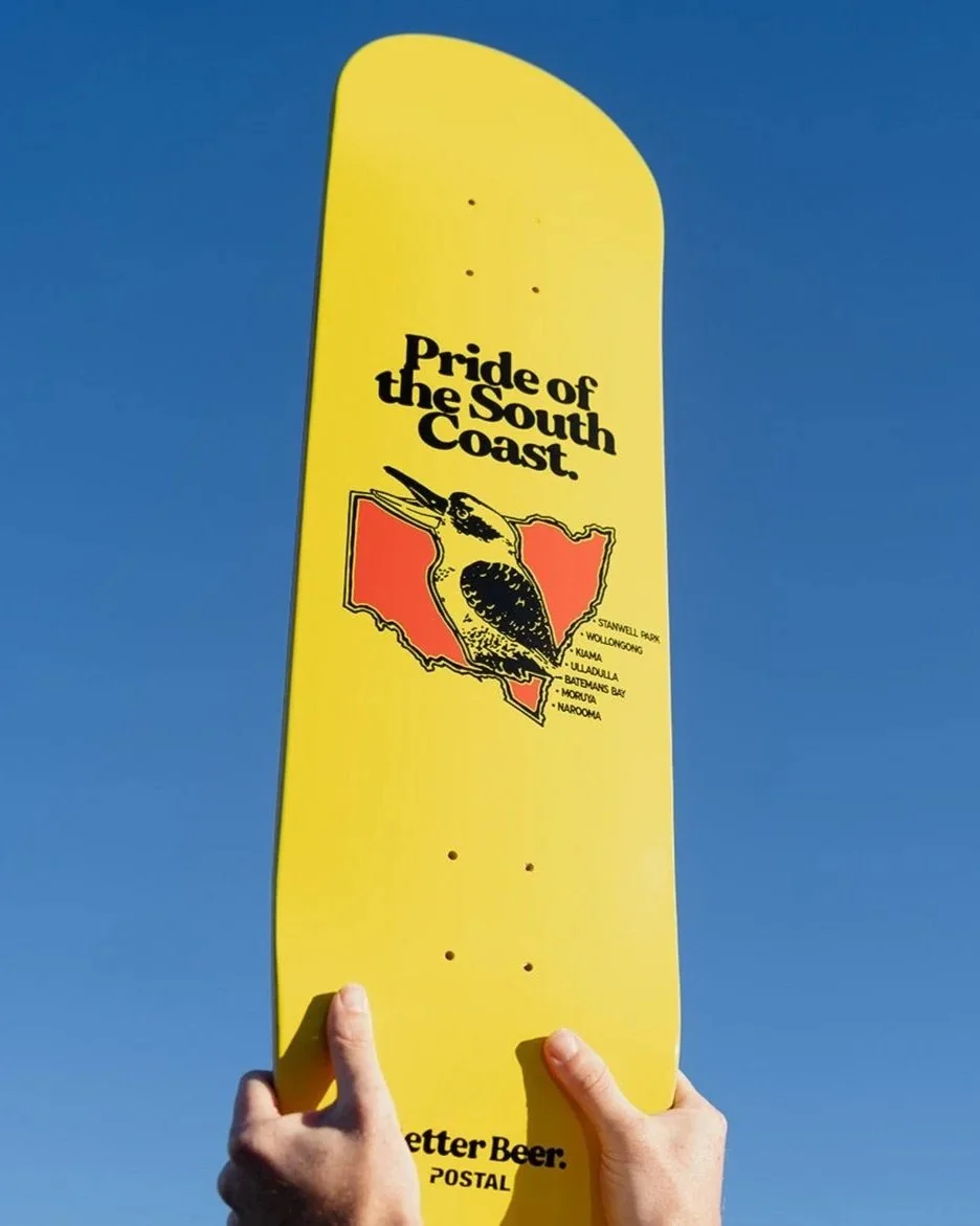 Better Beer skateboard, 2024