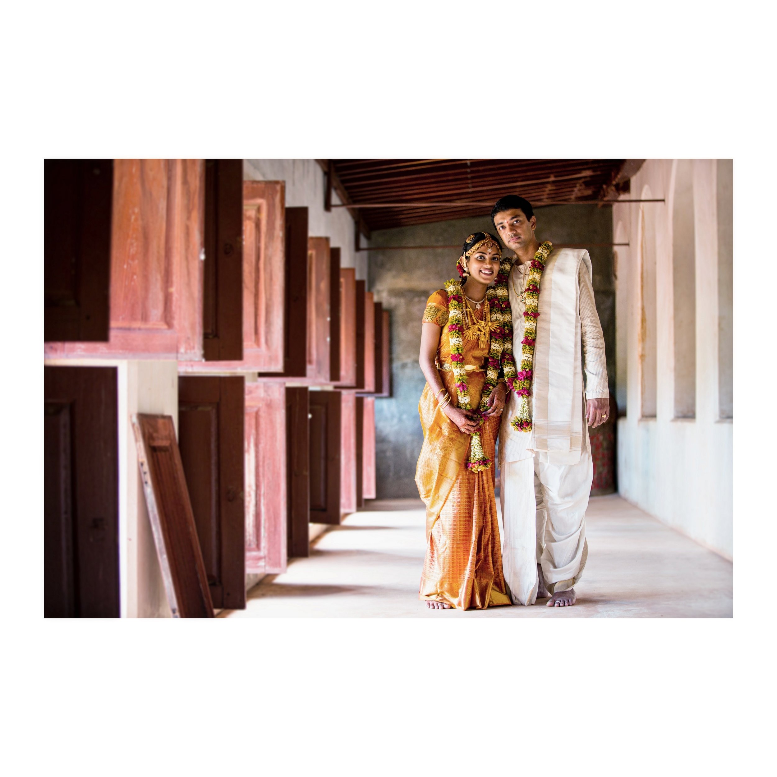 Transport yourself back to 2013, to the quaint charm of Karaikudi where Karthik and Parvathi tied the knot in a traditional Chettiar Hindu wedding. As the celebrations wound down, we stumbled upon a hidden gem - an old attic with sun-kissed windows a