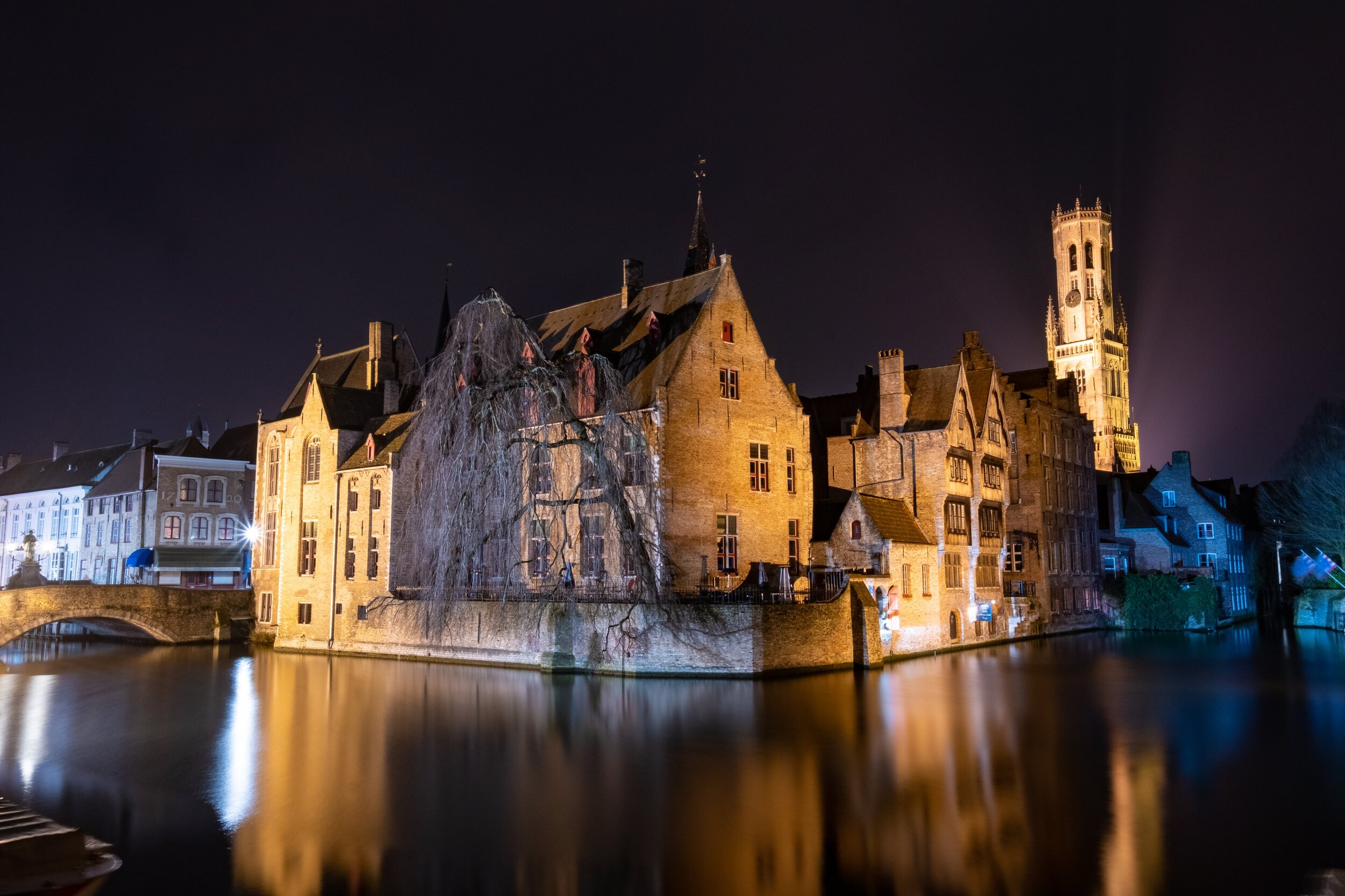 Bruges at Night (also with a Neutral Density filter - ND10)
