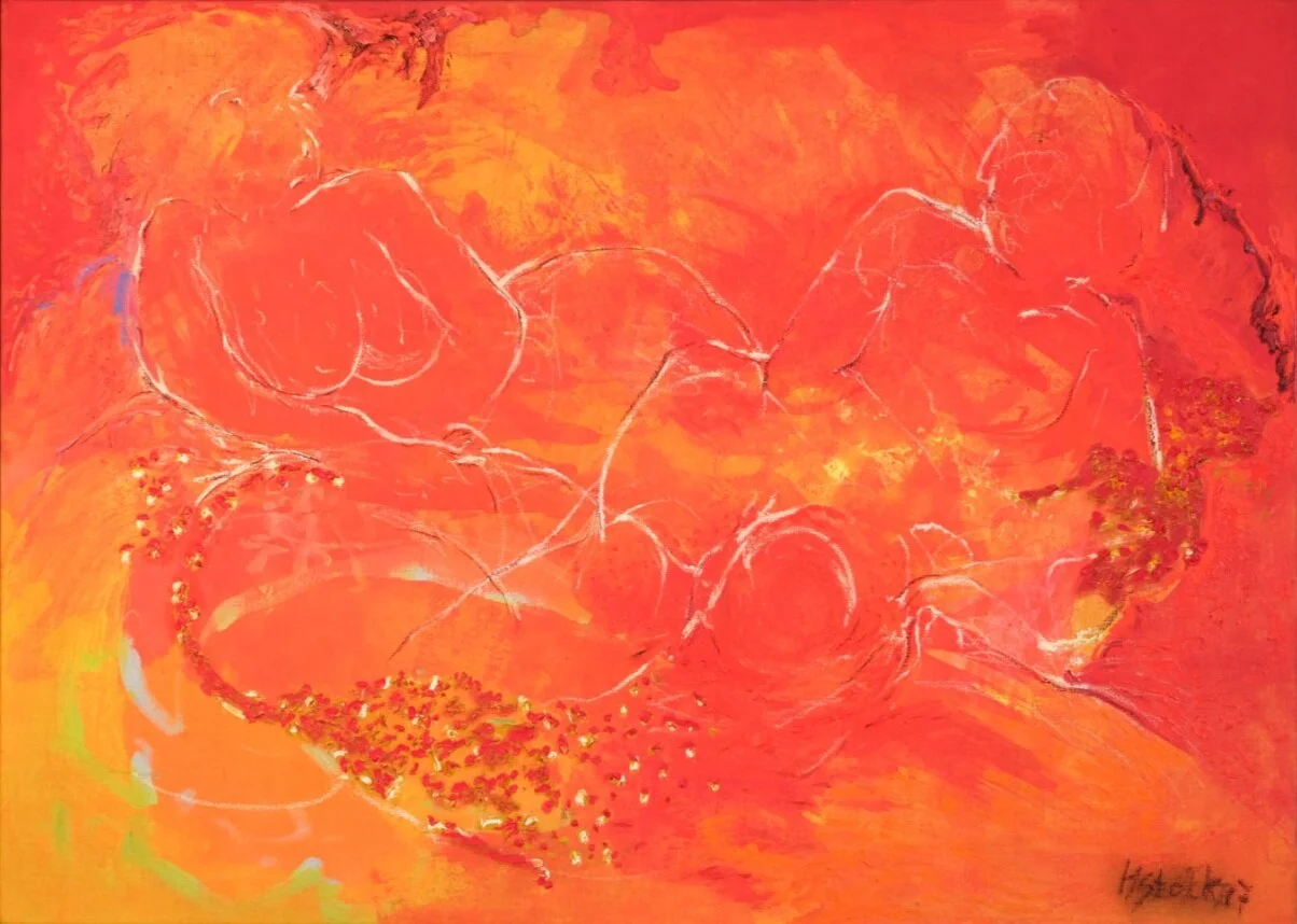  "freudig vereint "                               100x140 cm