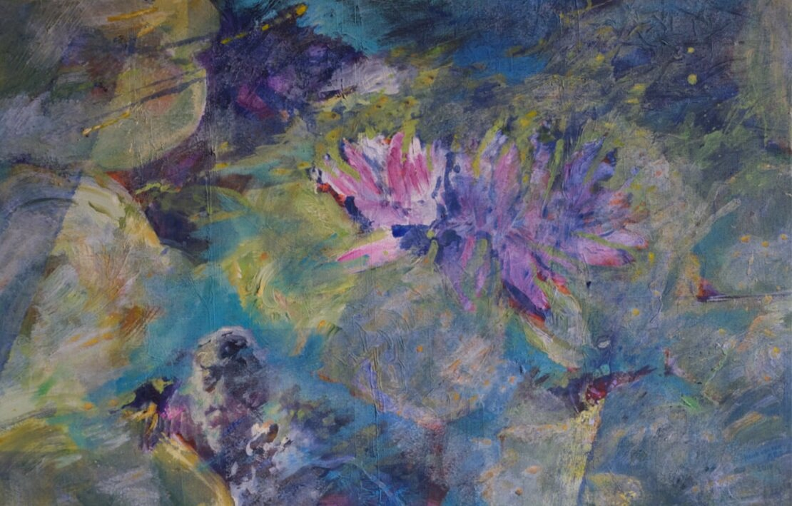 Selbstportraits mit Seerosen