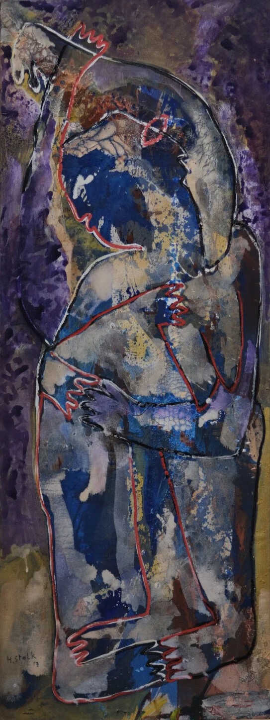 "Ungetrennt"                               160x60 Acryl-Öl