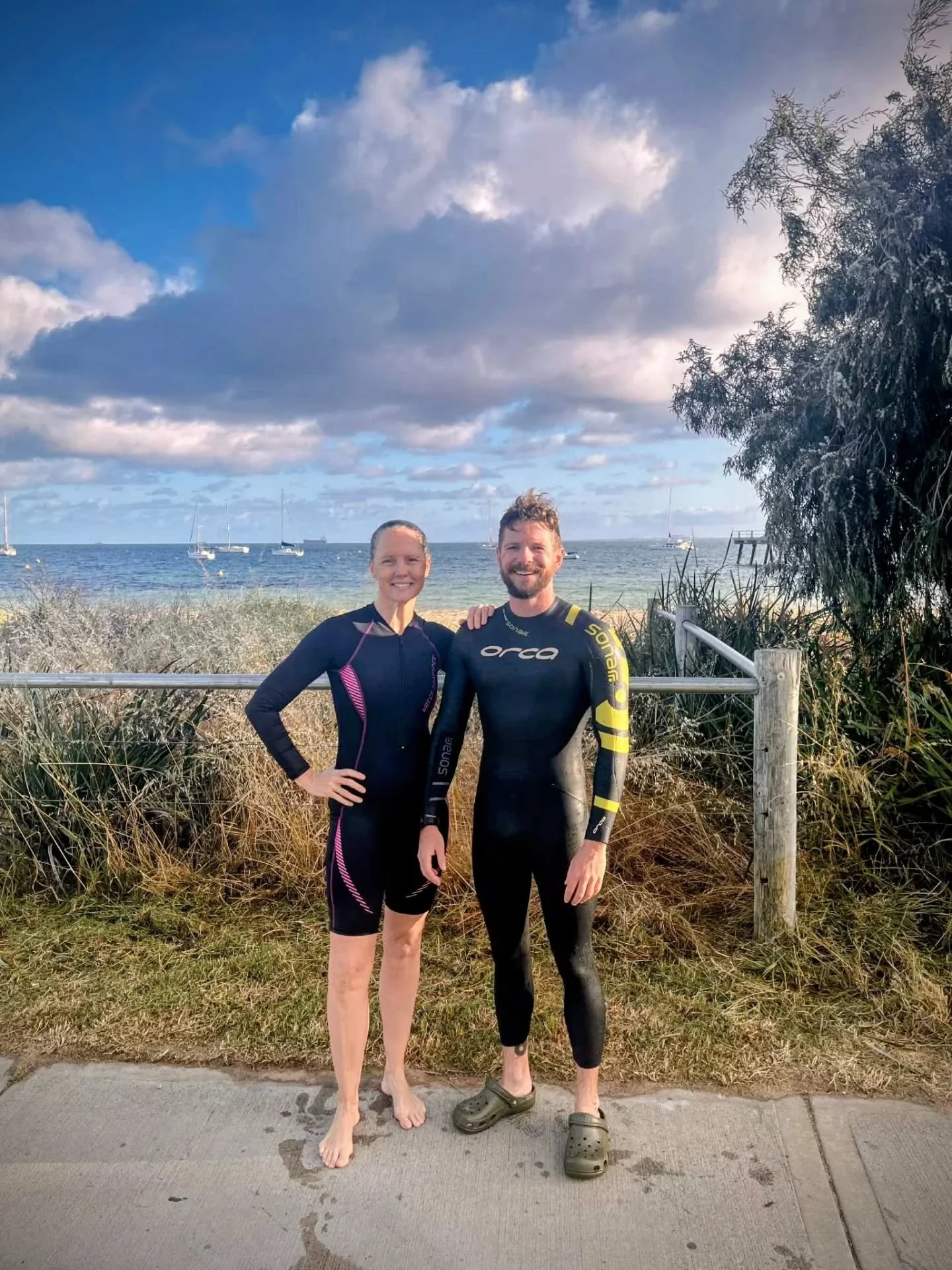 🏊&zwj;♂️ Getting swim ready this summer? Here&rsquo;s how we&rsquo;re preparing for open water season! 

Here are 3 key Laura and I are prepping our bodies to handle the demands of open water swimming:

1️⃣ Thoracic mobility: Optimal shoulder fu