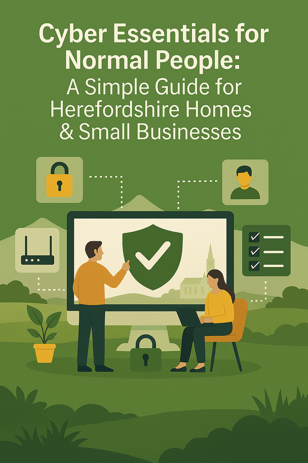 Cyber Essentials Made Simple: A Practical Security Guide for Herefordshire Homes &amp; Small Businesses