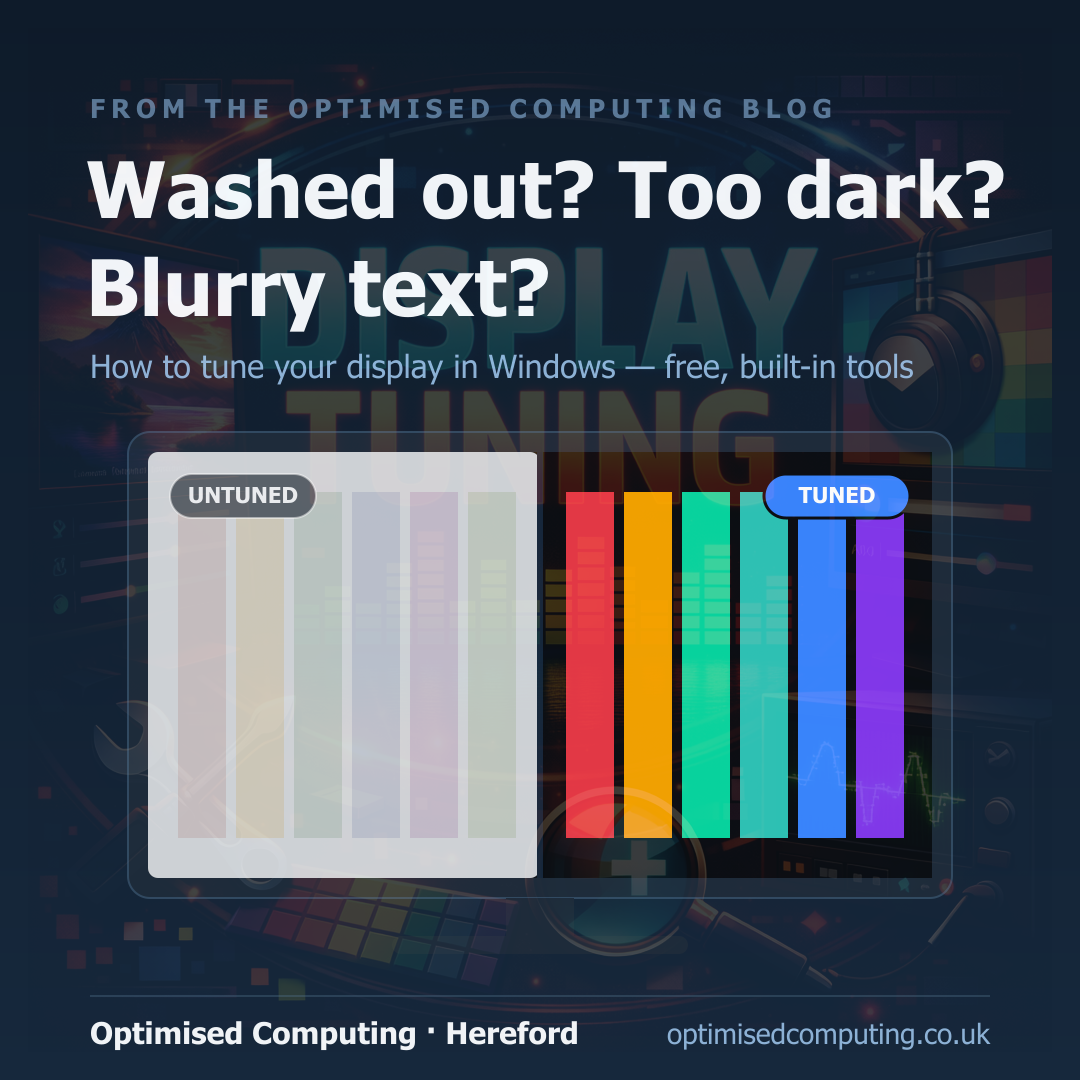 Screen Looks Washed Out, Too Dark or Blurry? How to Tune Your Display in Windows