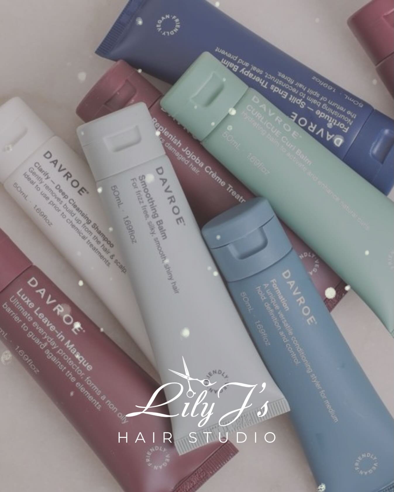 Winter Hair Care with Davroe ❄️

Cold weather can leave hair feeling dry, dull and frizzy &mdash; but Davroe has your winter routine sorted.
We stock a full range of professional shampoos, conditioners and treatments to keep your hair:
✨ Hydrated
✨ S