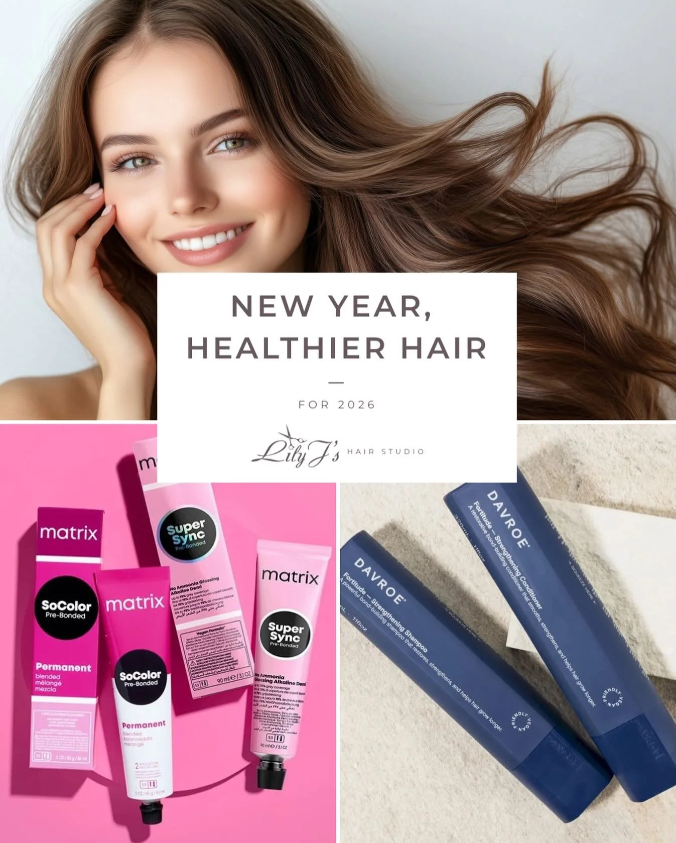 New Year, Healthier Hair

January is the ideal time to repair, restore and refocus on hair health after the festive season.
Whether that&rsquo;s a trim, a conditioning treatment, or a fresh colour plan, we&rsquo;ll help you start the year with hair t