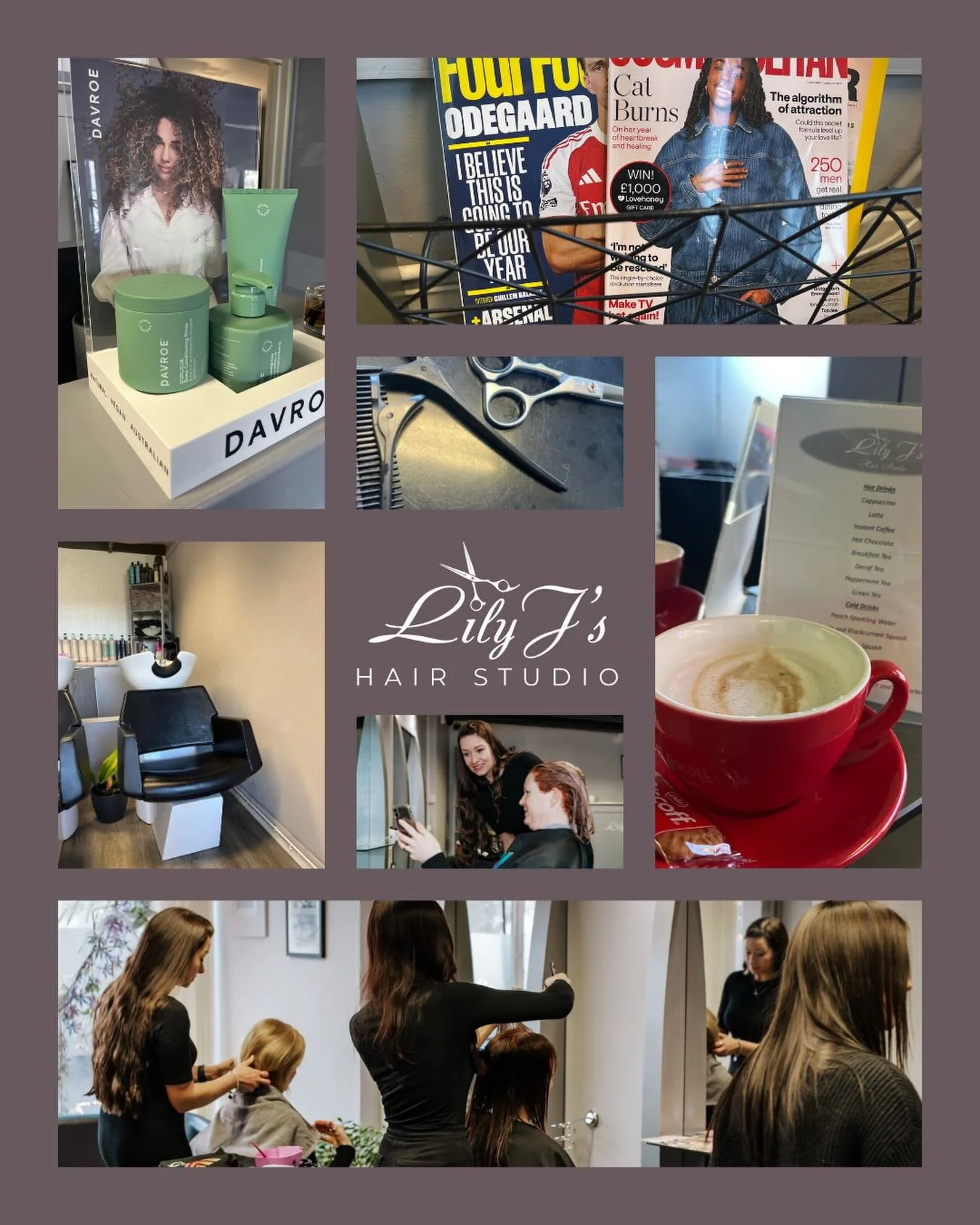 More Than Just a Hair Appointment

At Lily J&rsquo;s, we want you to feel completely comfortable from the moment you walk through the door.
Whether you&rsquo;re settling in with a cappuccino, flicking through a magazine, catching up on a little quiet