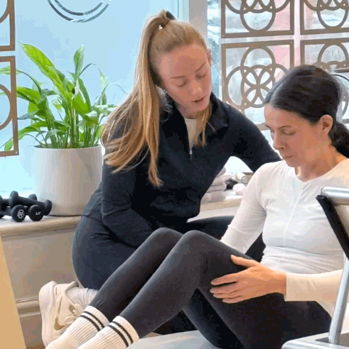 Apprentice Practice at Pure Pilates Ilkley - Dani and Julia