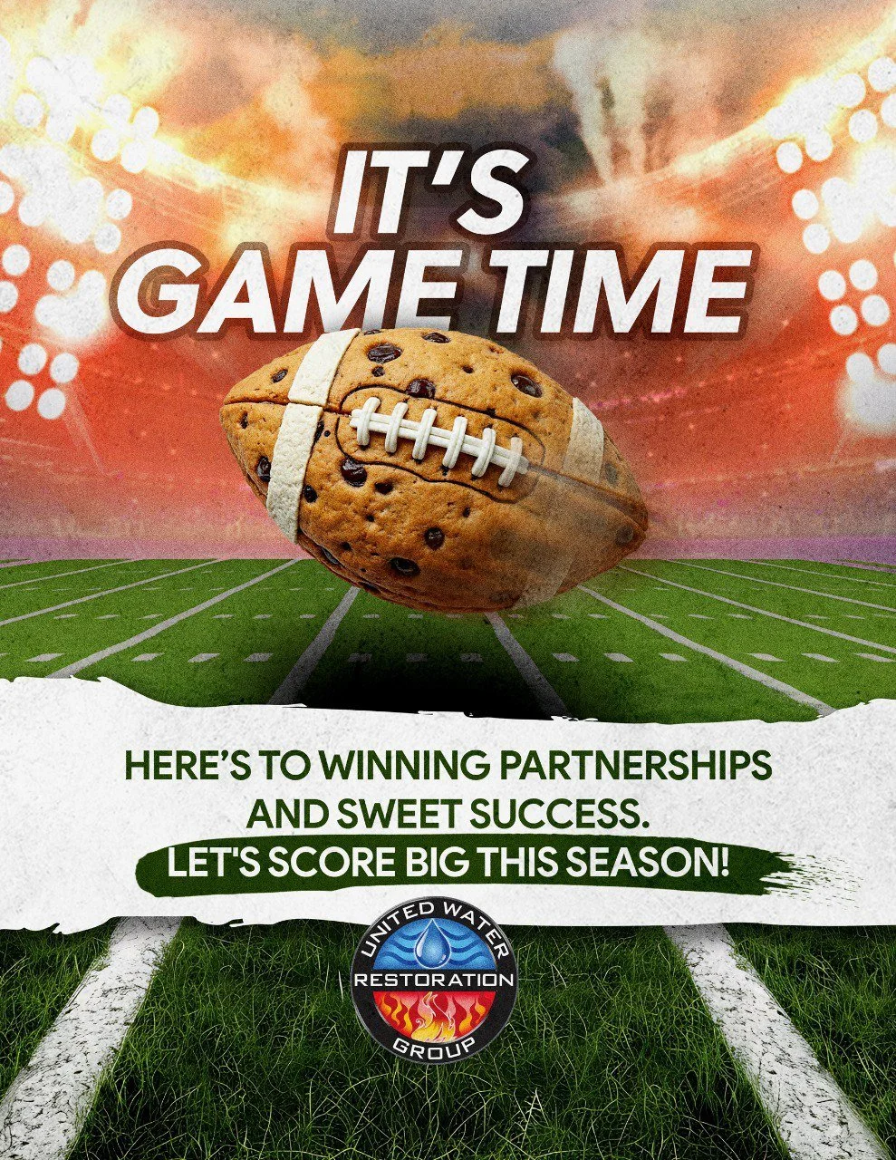 Cookie Gift - Thank You Letter Football Season