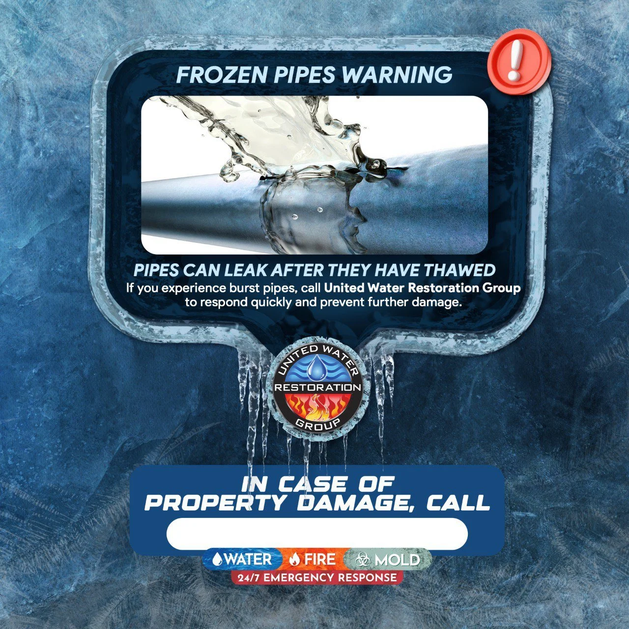 
Frozen Pipes PSA
