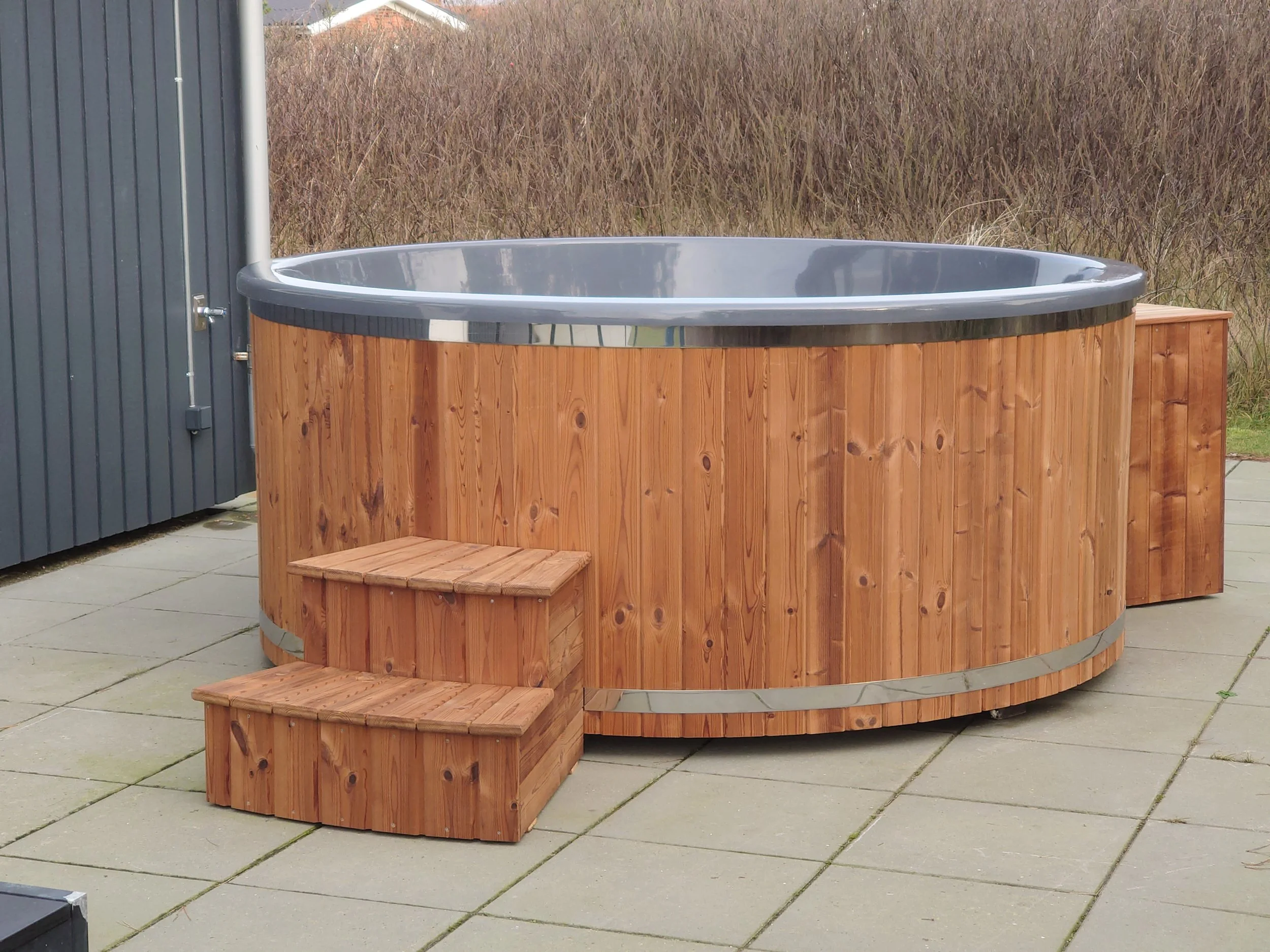 Boah, eine beheizte Hot Tub!!! 🥳👙