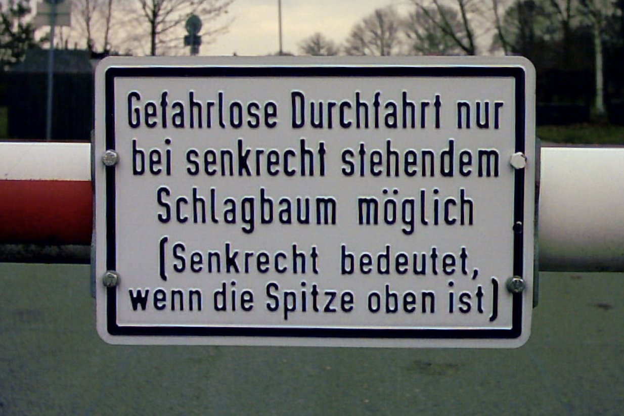 Gebührenordnung für Leute, die bitte, bitte woanders ihren Urlaub buchen mögen