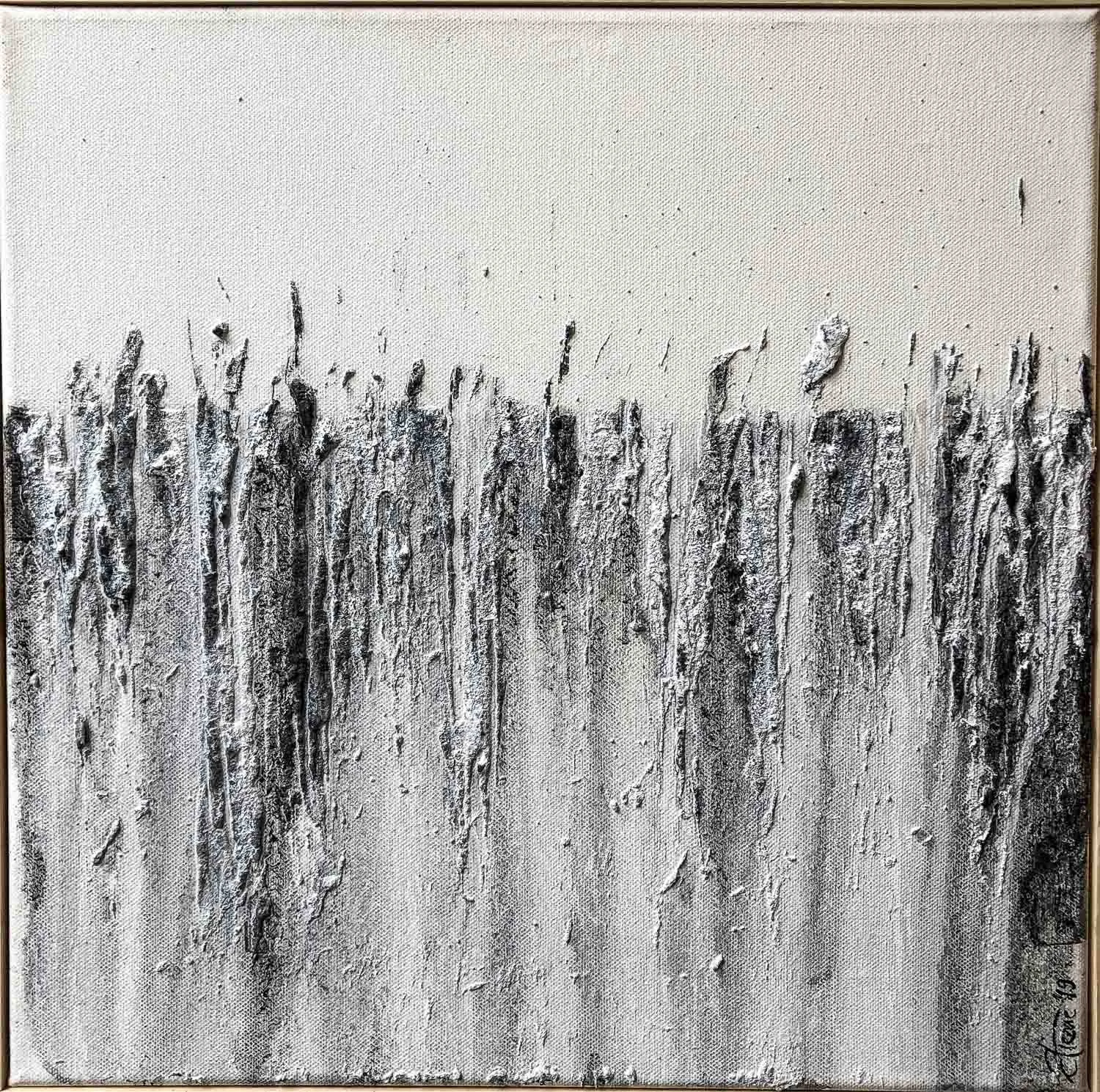Menschen | 40 x 40 cm | 2019 | verkauft